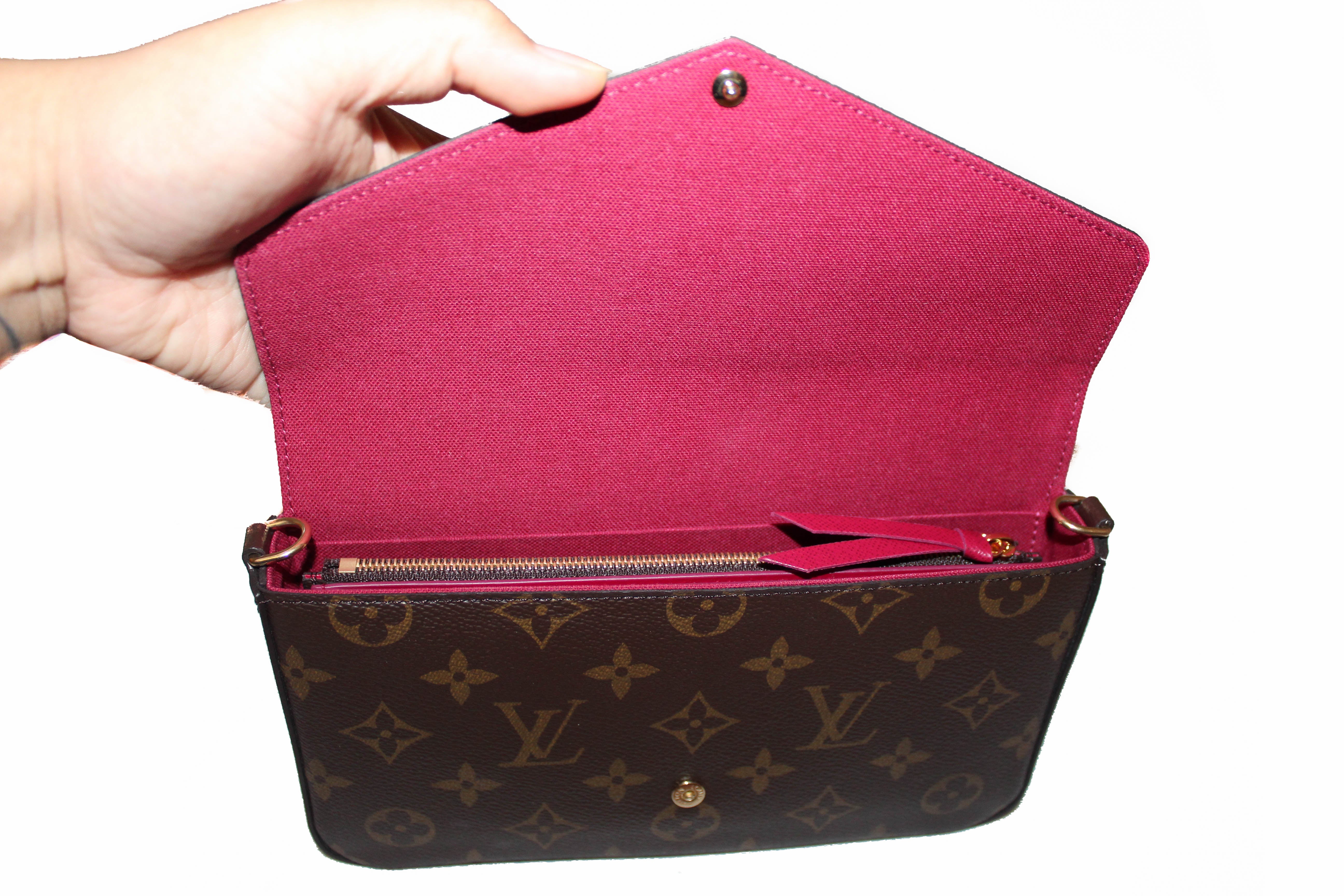 LV Pochette Felicie Strap Go Monogram pink / Ghw, Luxury, Bags & Wallets on  Carousell