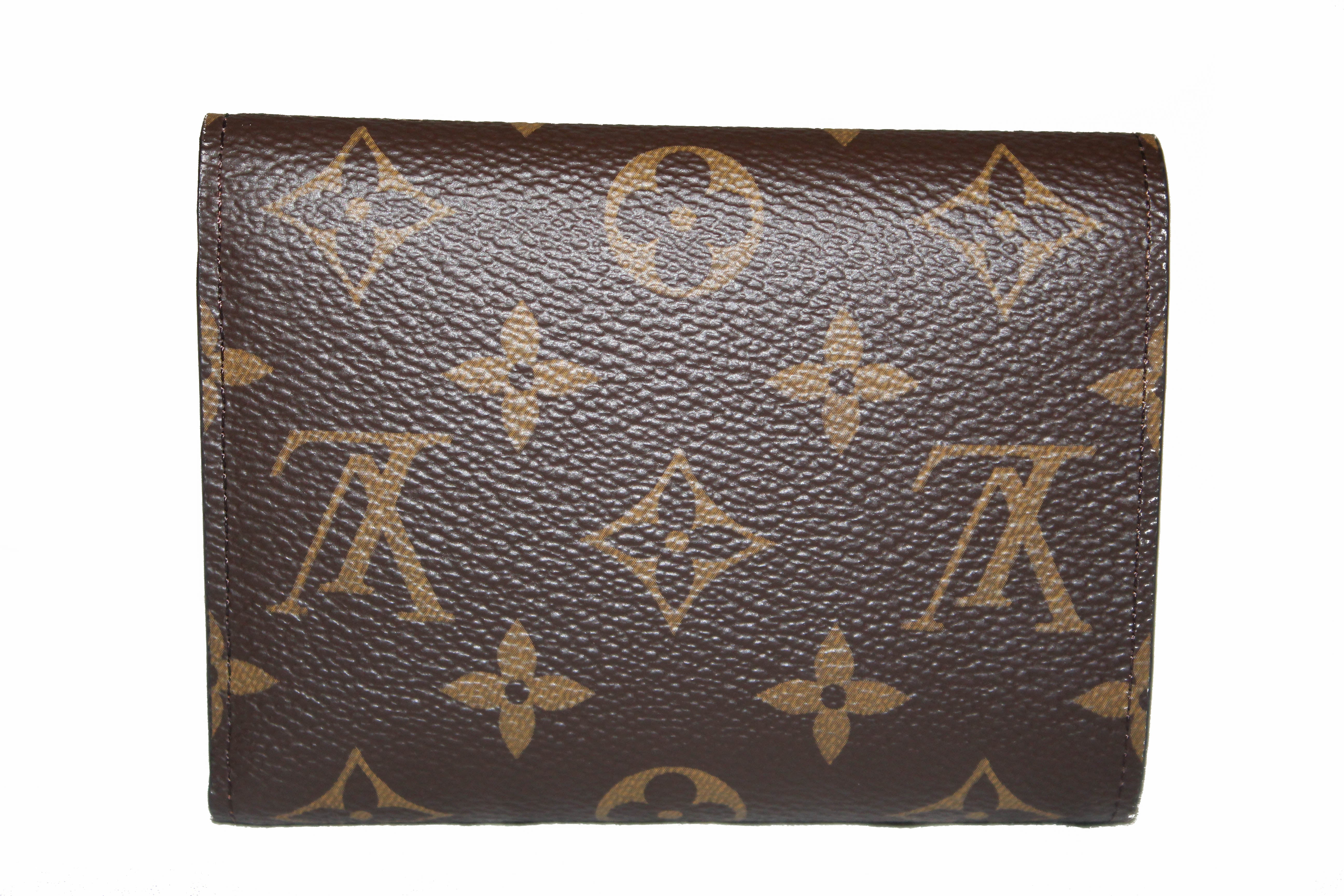 Louis Vuitton Victorine Wallet Monogram Brown Lining in Coated