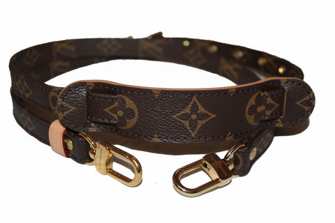 Authentic New Louis Vuitton Classic Monogram Adjustable Shoulder Strap 16 MM