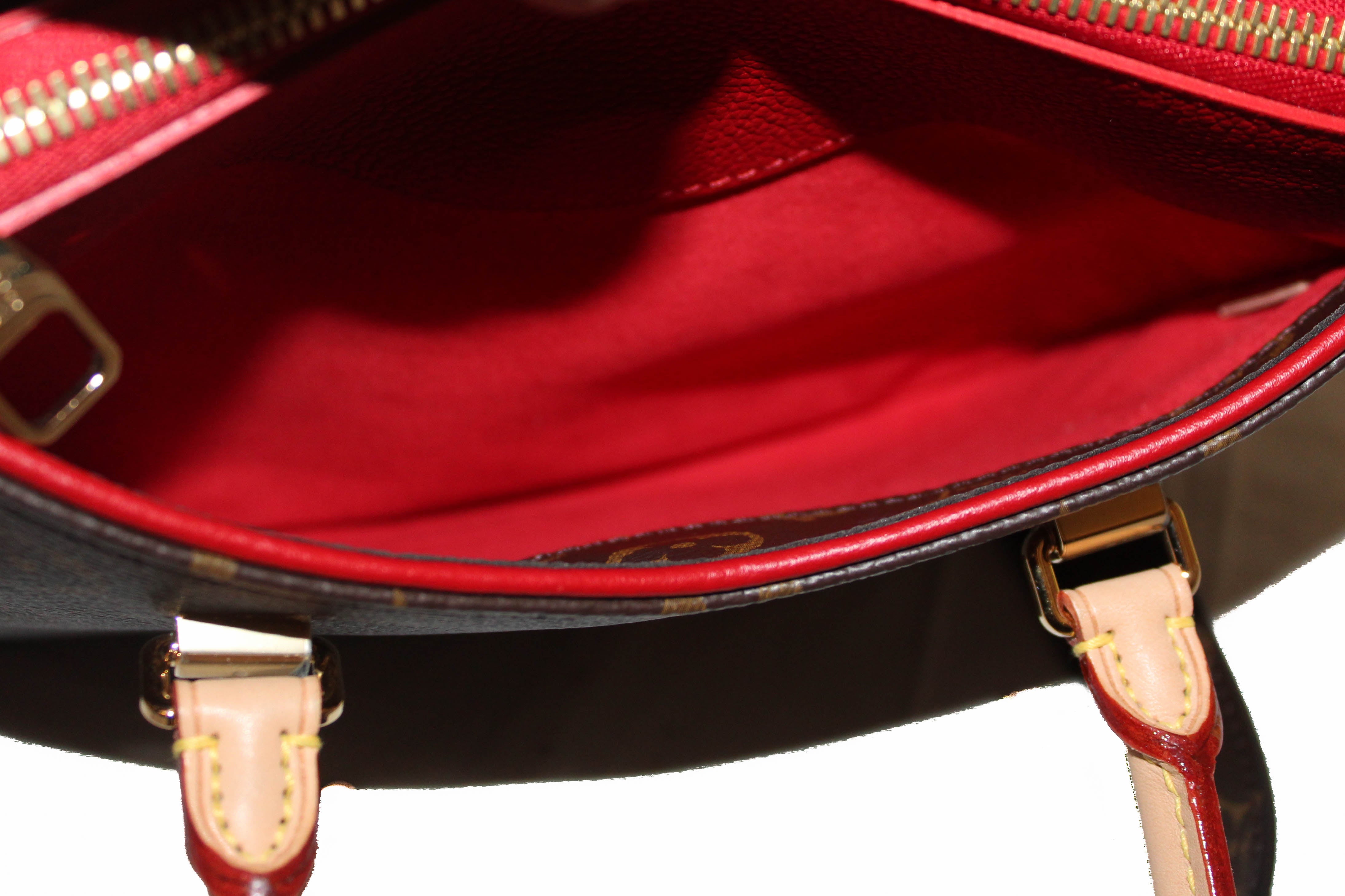 Authentic Louis Vuitton Monogram Red Pallas BB Hand/Crossbody Bag – Paris  Station Shop