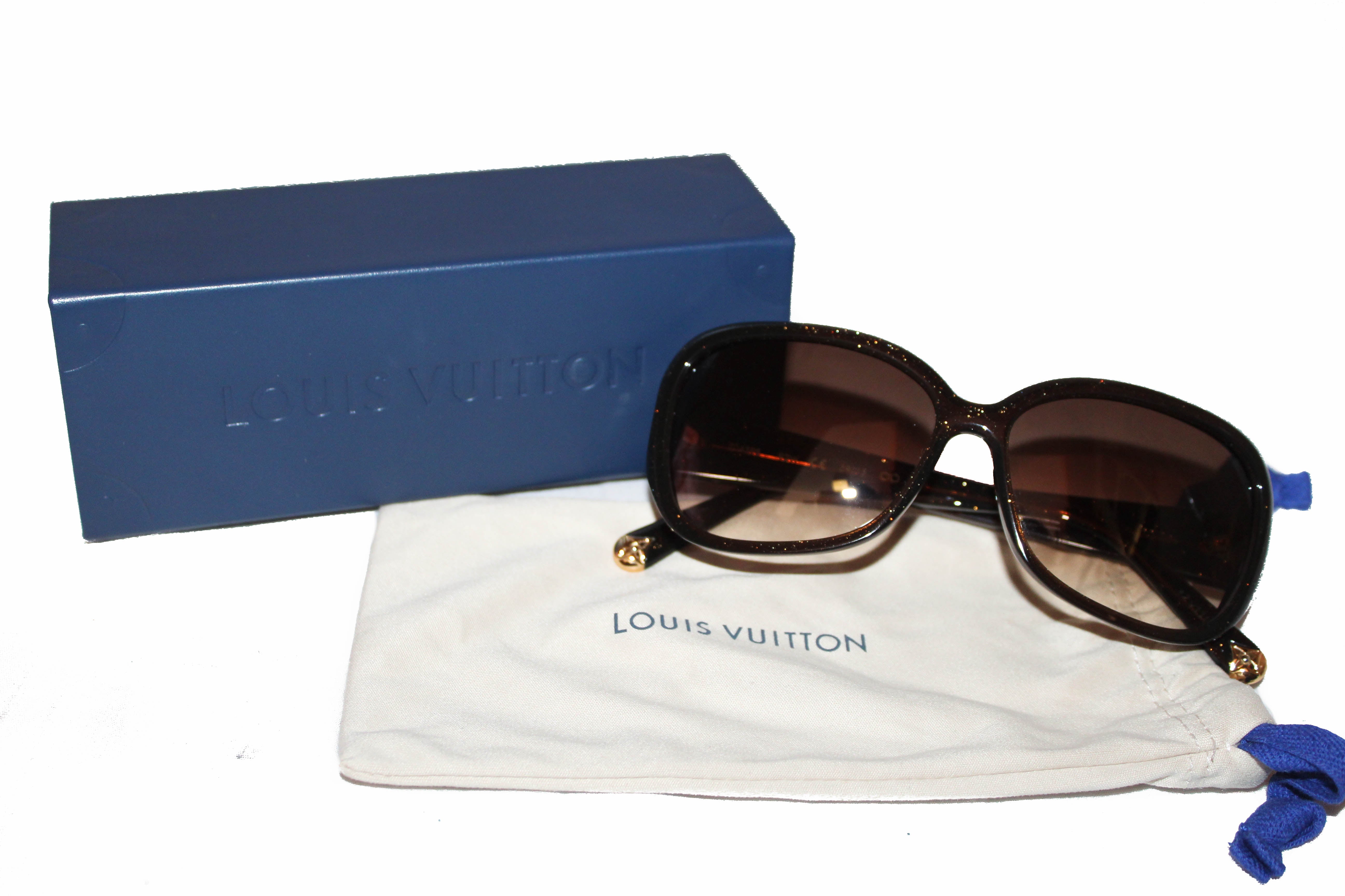 Louis Vuitton Brown Glitter Hortensia Z0366W Gradient Sunglasses