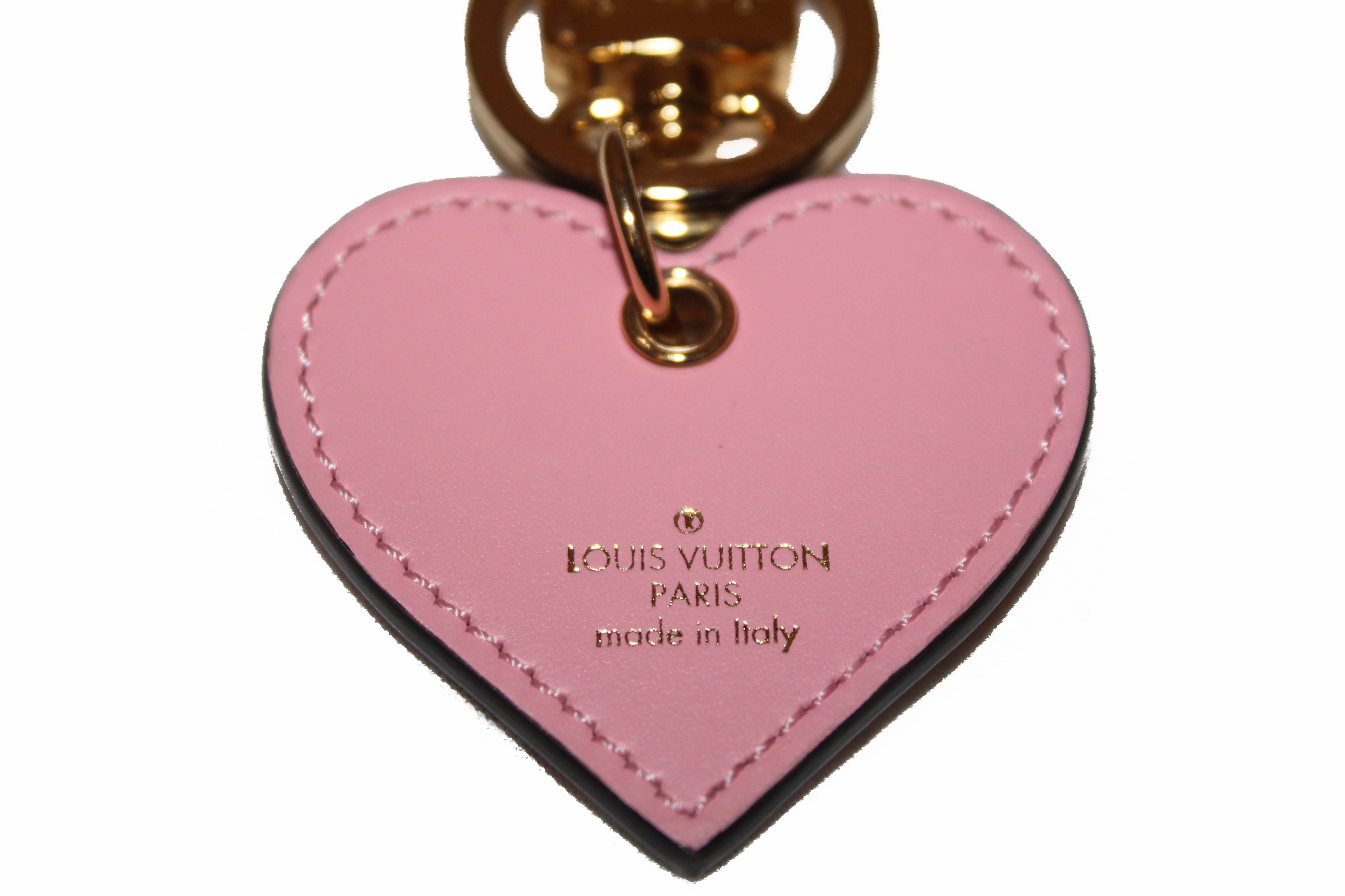 lv heart keychain