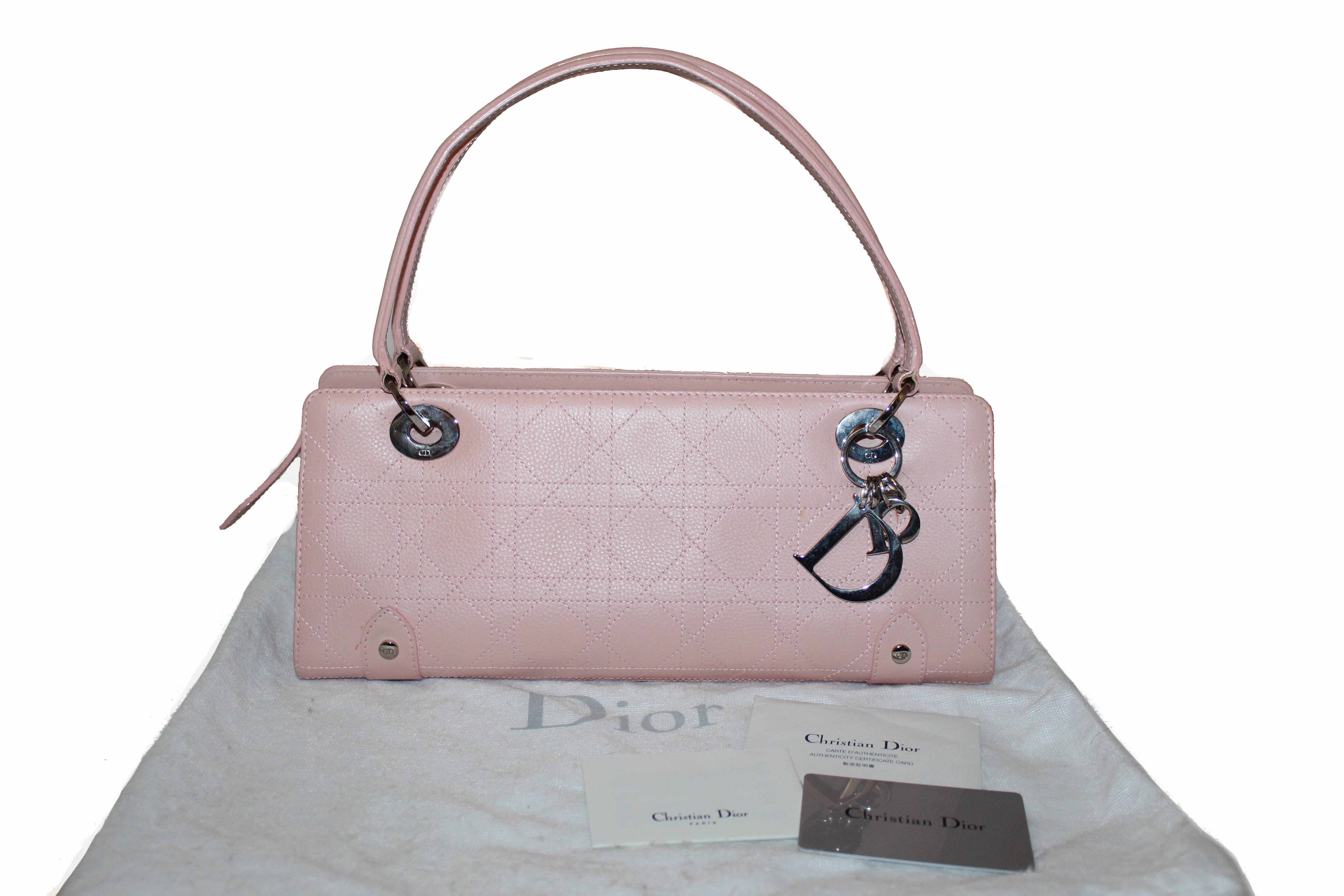Shop Christian Dior LADY DIOR Casual Style Calfskin Street Style 2WAY Plain  Leather (S0910ONGE_M00Z) by _Mercury_
