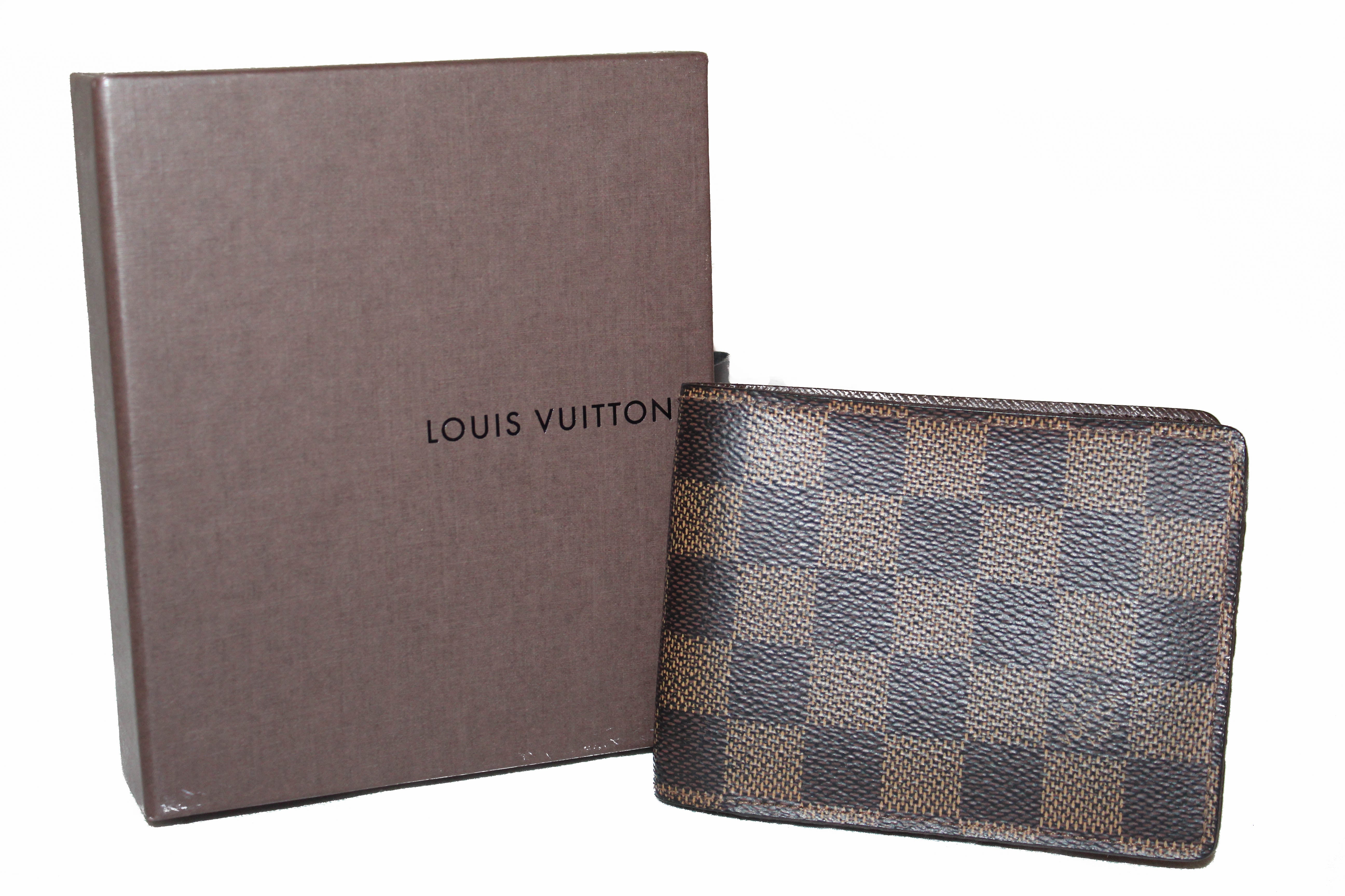 Authentic Louis Vuitton Damier Ebene Multiple Men's Wallet – Paris Station  Shop