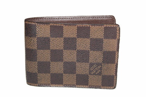 Authentic Louis Vuitton Damier Ebene Multiple Men's Wallet