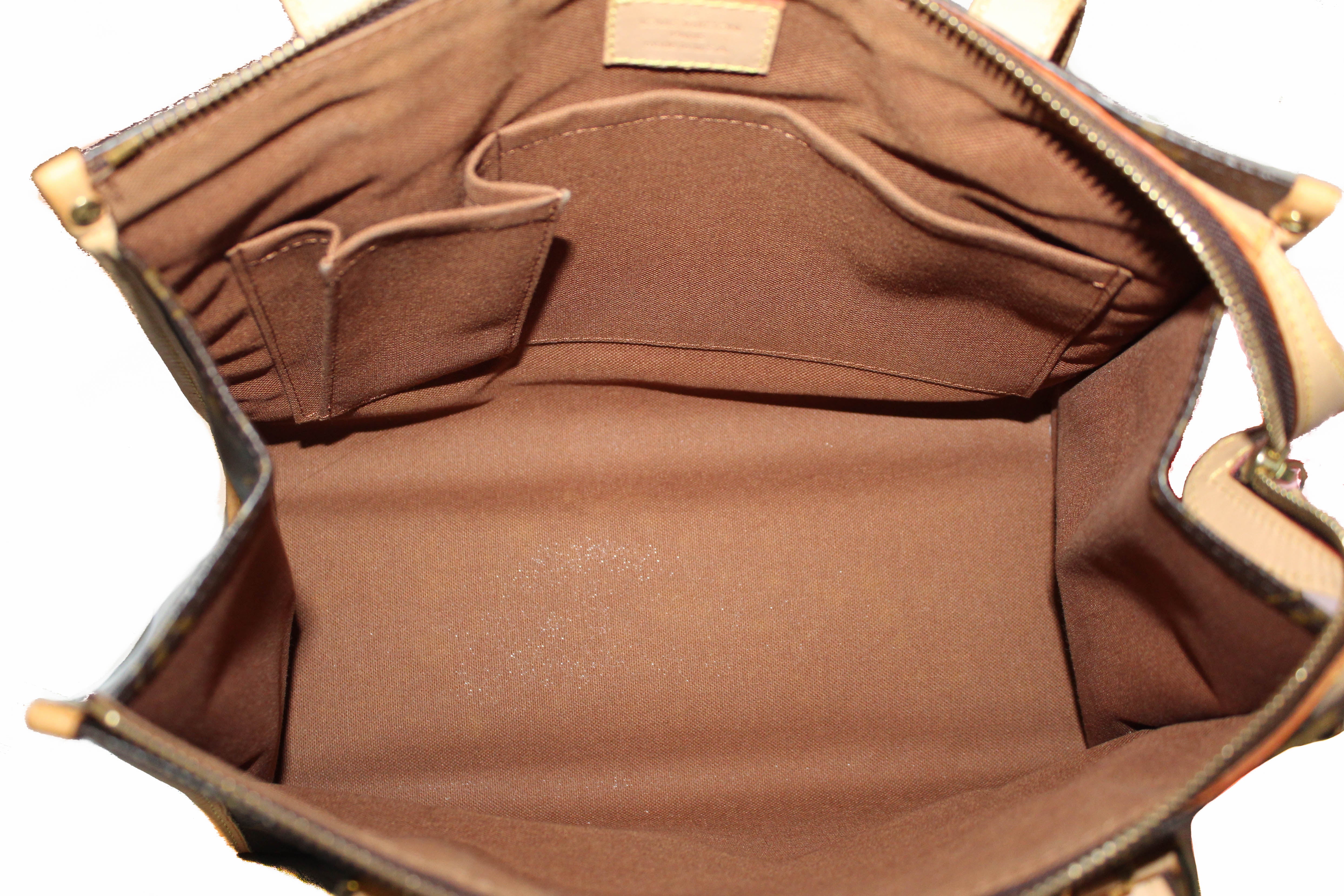 Authentic Louis Vuitton Classic Monogram Popincourt Haut Tote Shoulder Bag