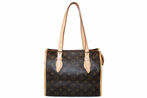 Authentic Louis Vuitton Classic Monogram Popincourt Haut Tote Shoulder Bag