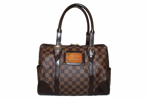 Authentic Louis Vuitton Damier Ebene Berkeley Hand Bag