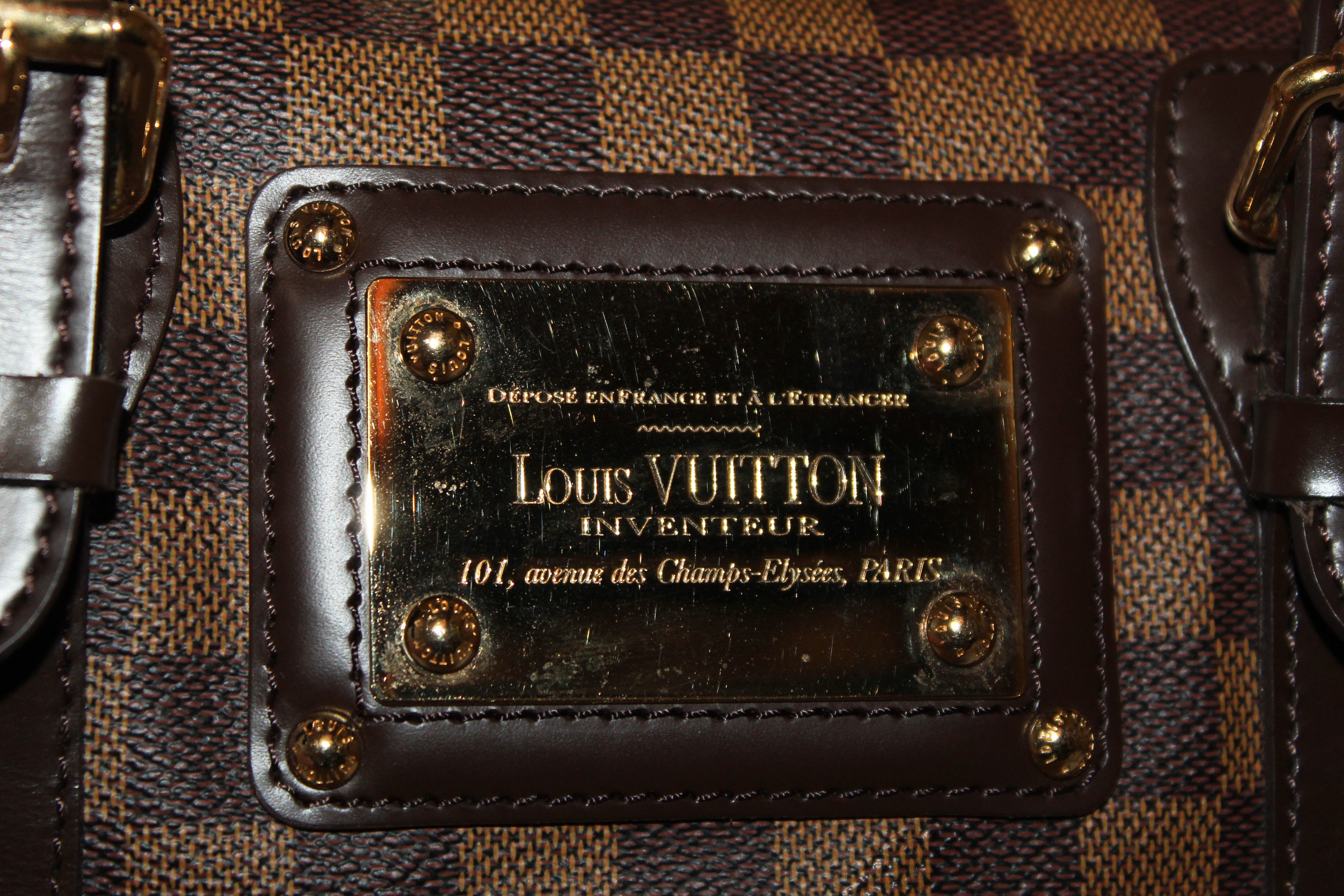 Authentic Louis Vuitton Damier Ebene Berkeley Hand Bag