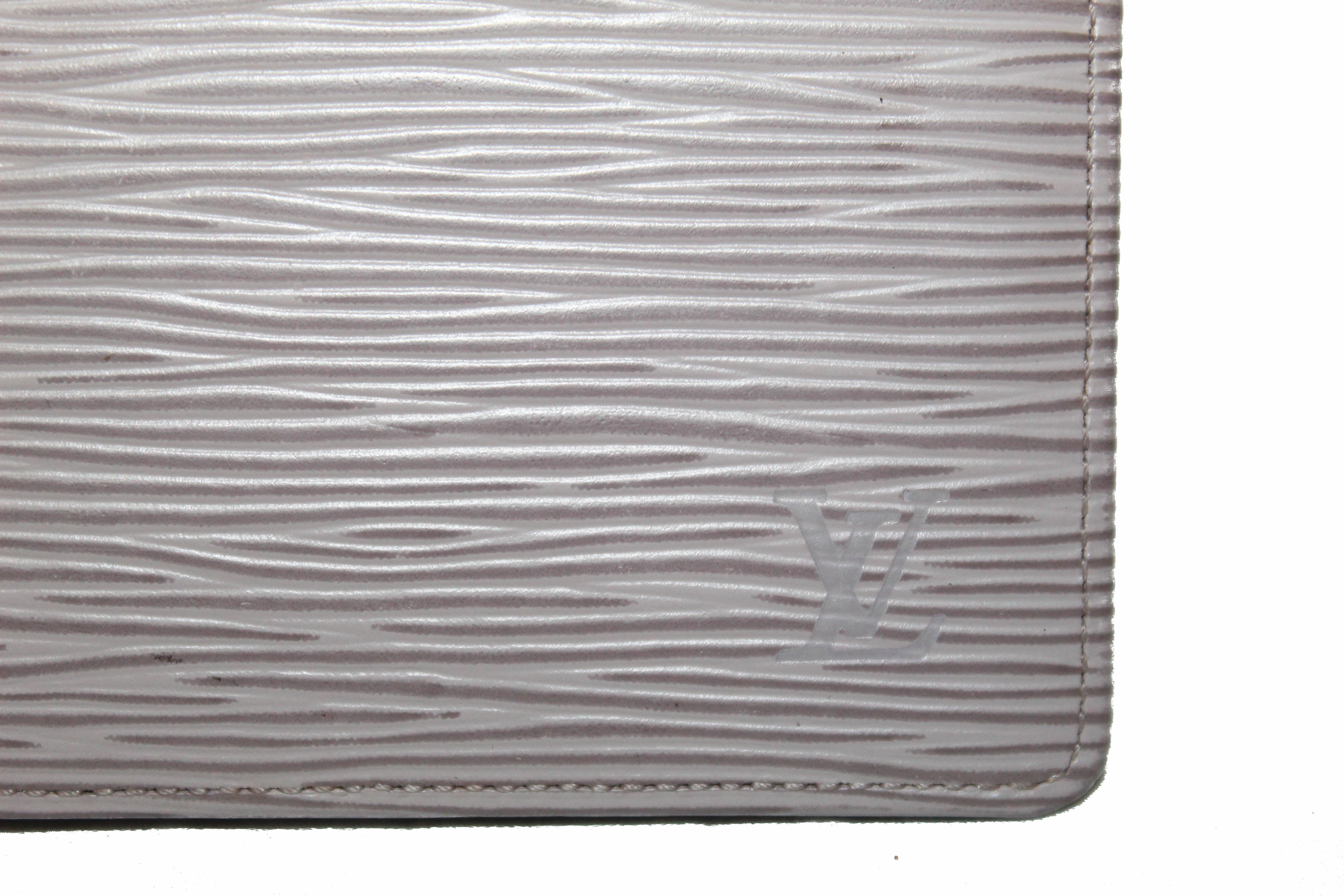 Authentic Louis Vuitton Lavender Epi Leather Bill-Fold Marco Wallet