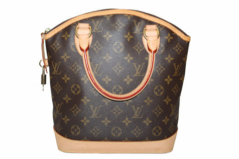 Authentic Louis Vuitton Classic Monogram Lockit PM Hand Bag