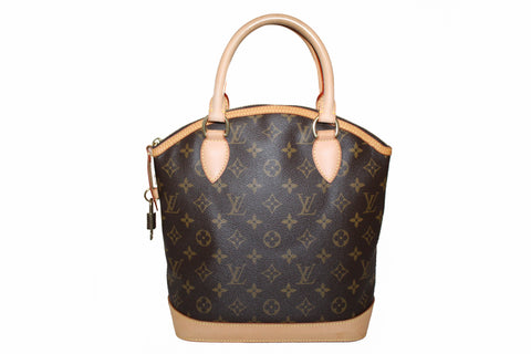 Authentic Louis Vuitton Classic Monogram Lockit PM Hand Bag