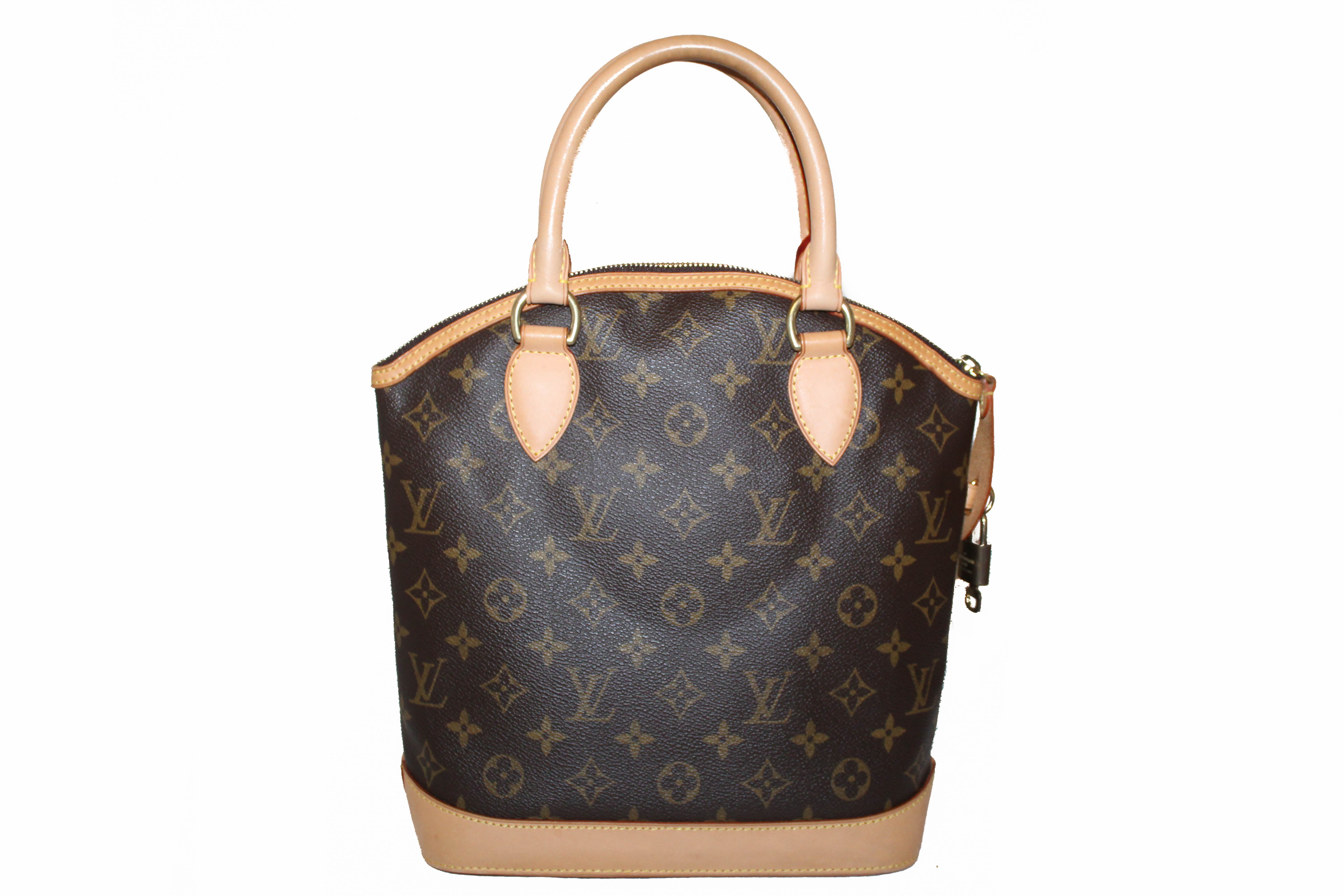 Authentic Louis Vuitton Classic Monogram Lockit PM Hand Bag