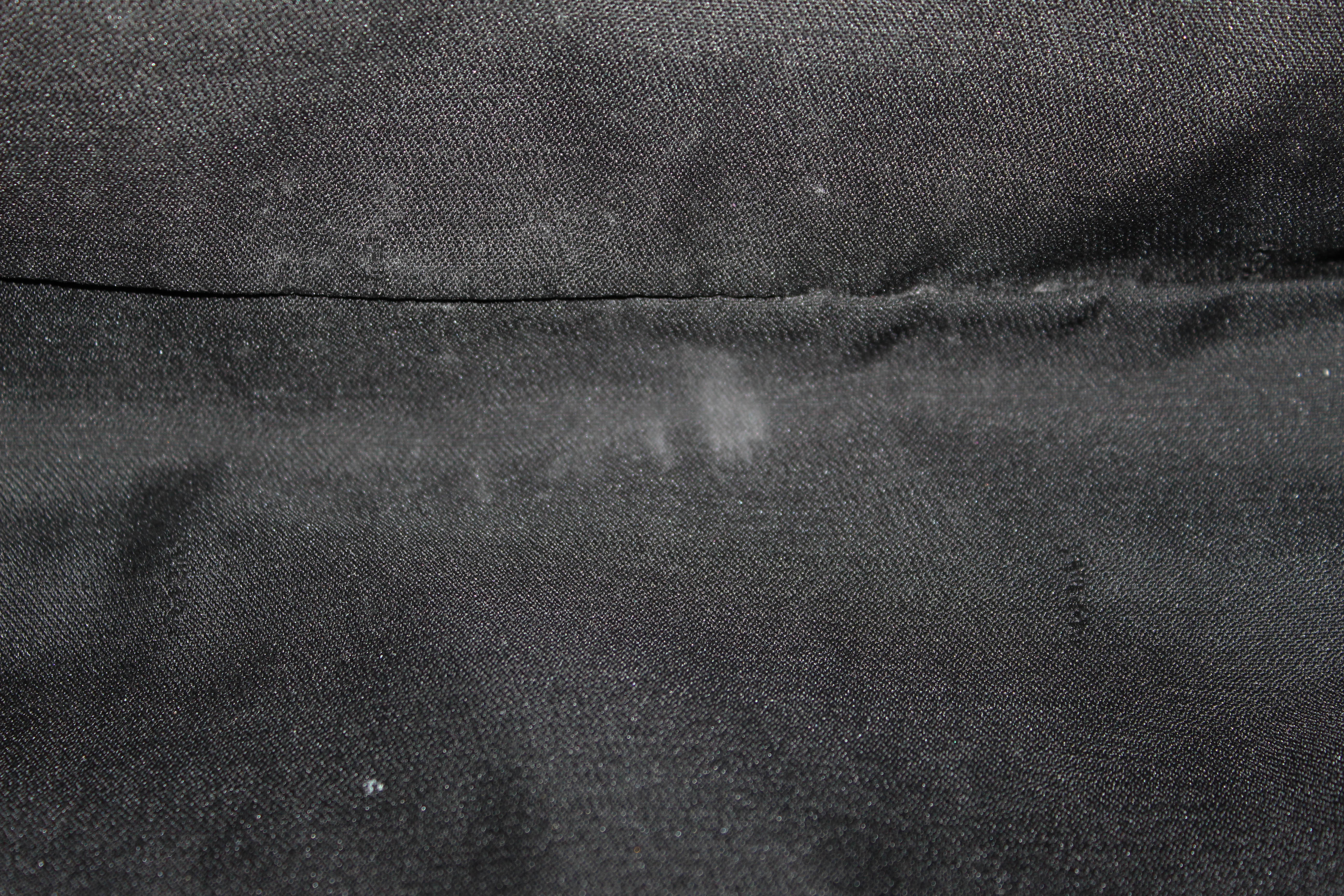Authentic Fendi Black Suede Leather Medium Tote Shoulder Bag