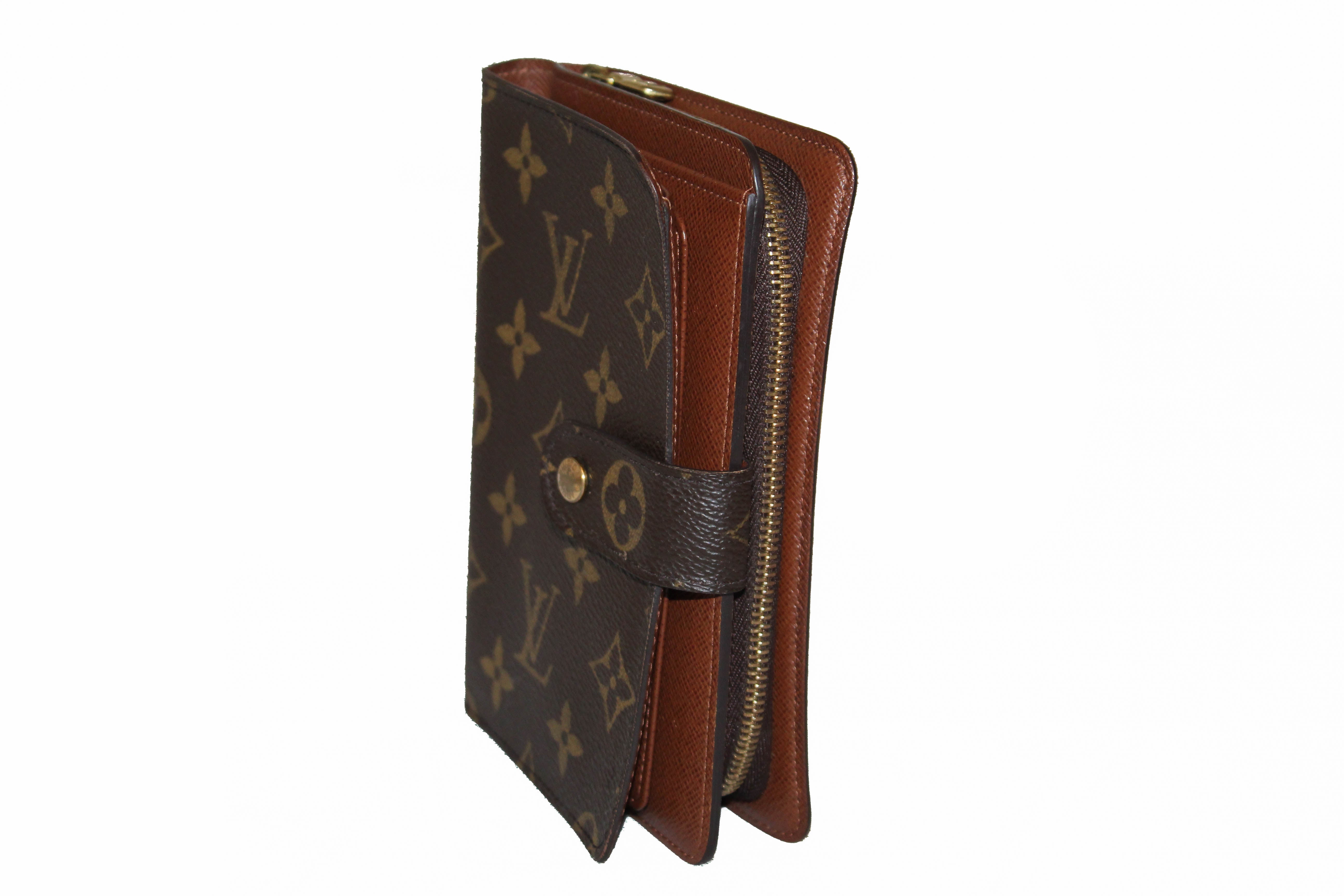 Louis Vuitton Monogram Elise Compact Snap Wallet 438lv61