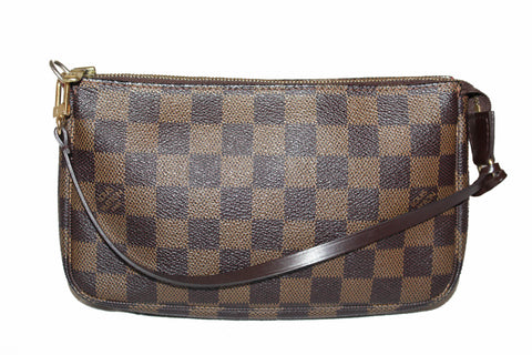 Authentic Louis Vuitton Damier Ebene Pochette Accessoires