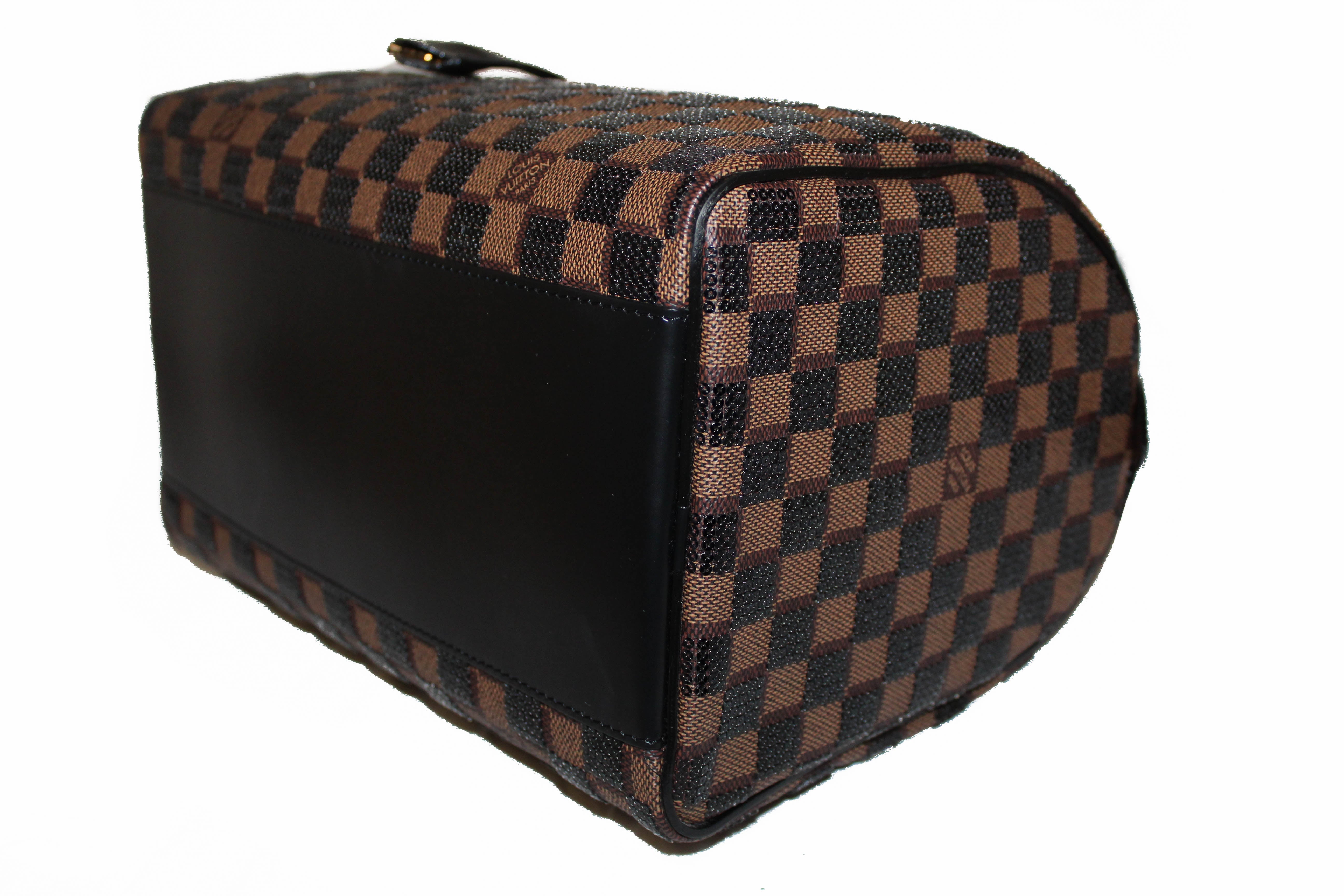 Louis Vuitton Black Damier Paillettes Speedy 30 Limited Edition Bag