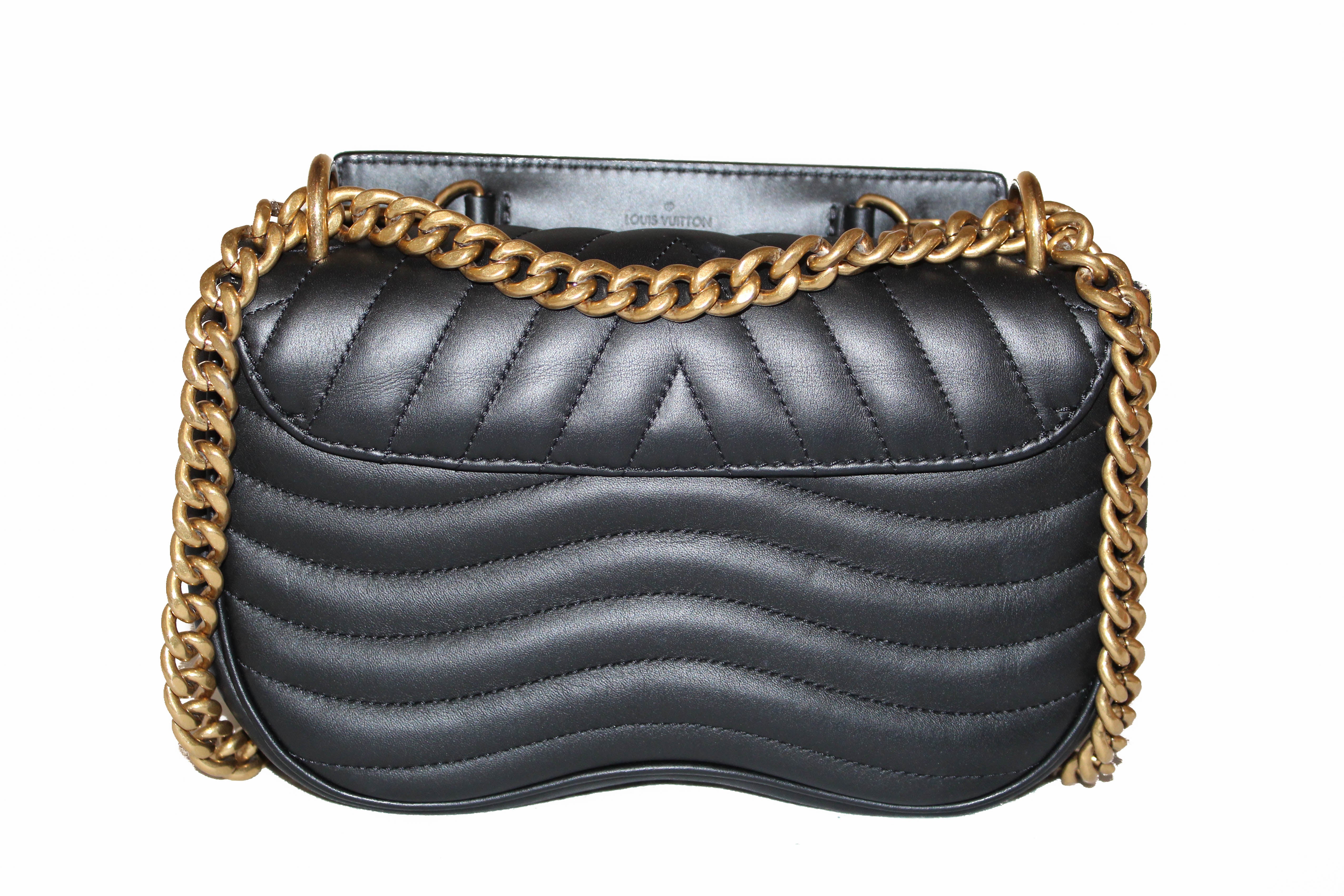 Louis Vuitton New Wave Black Leather Heart Crossbody or Wristlet - A World  Of Goods For You, LLC