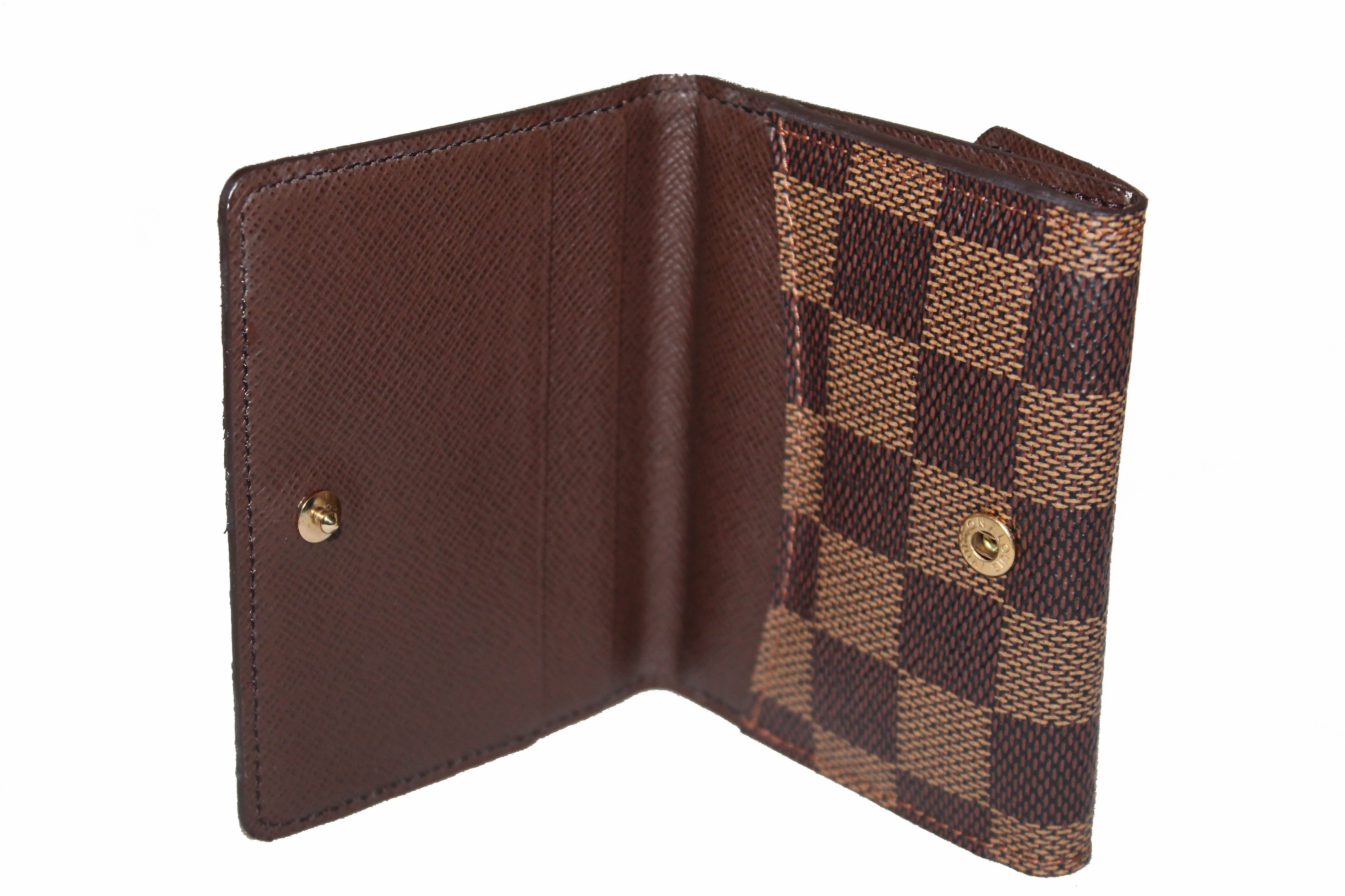 Authentic Louis Vuitton Damier Ebene Ludlow Card Holder