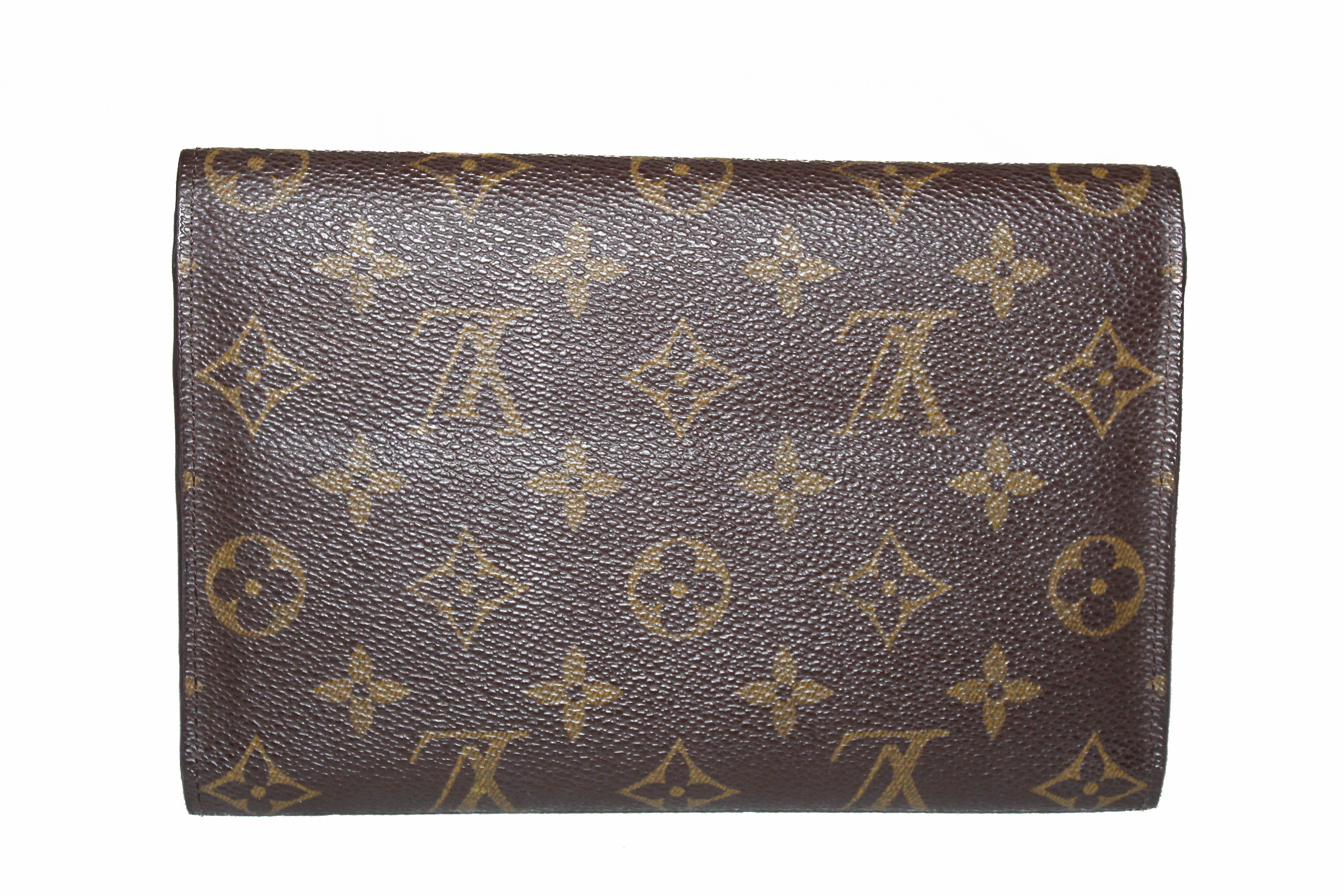 Authentic Louis Vuitton Classic Monogram Tri-Fold Wallet