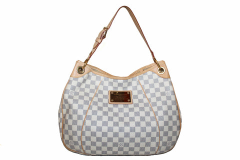 Authentic Louis Vuitton Damier Azur Galliera PM Hobo Shoulder Bag