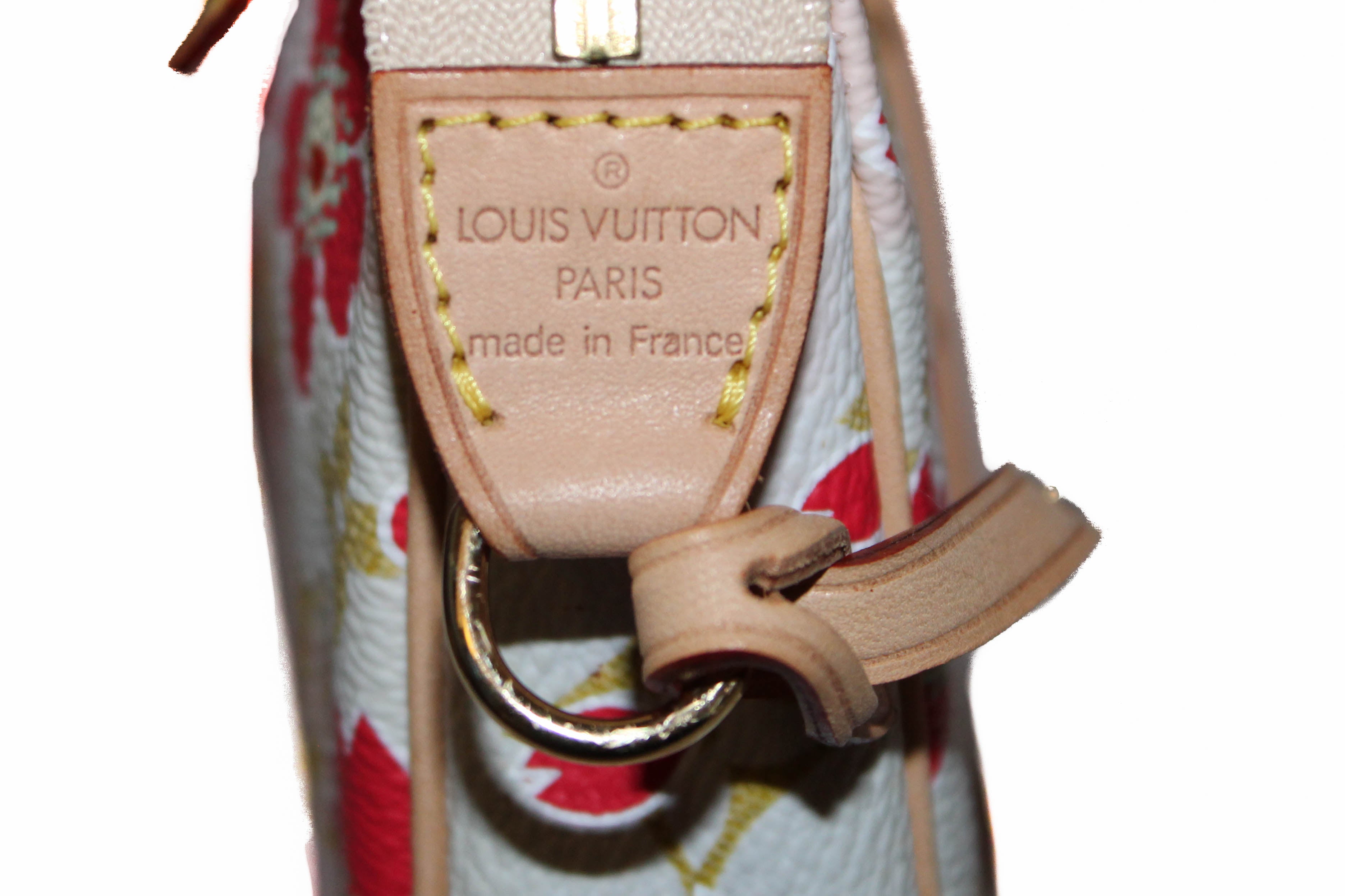 Louis Vuitton Cherry Blossom Pochette Accessories Bag For Sale at 1stDibs  lv  cherry blossom pochette, louis vuitton sakura bag, louis vuitton pochette cherry  blossom