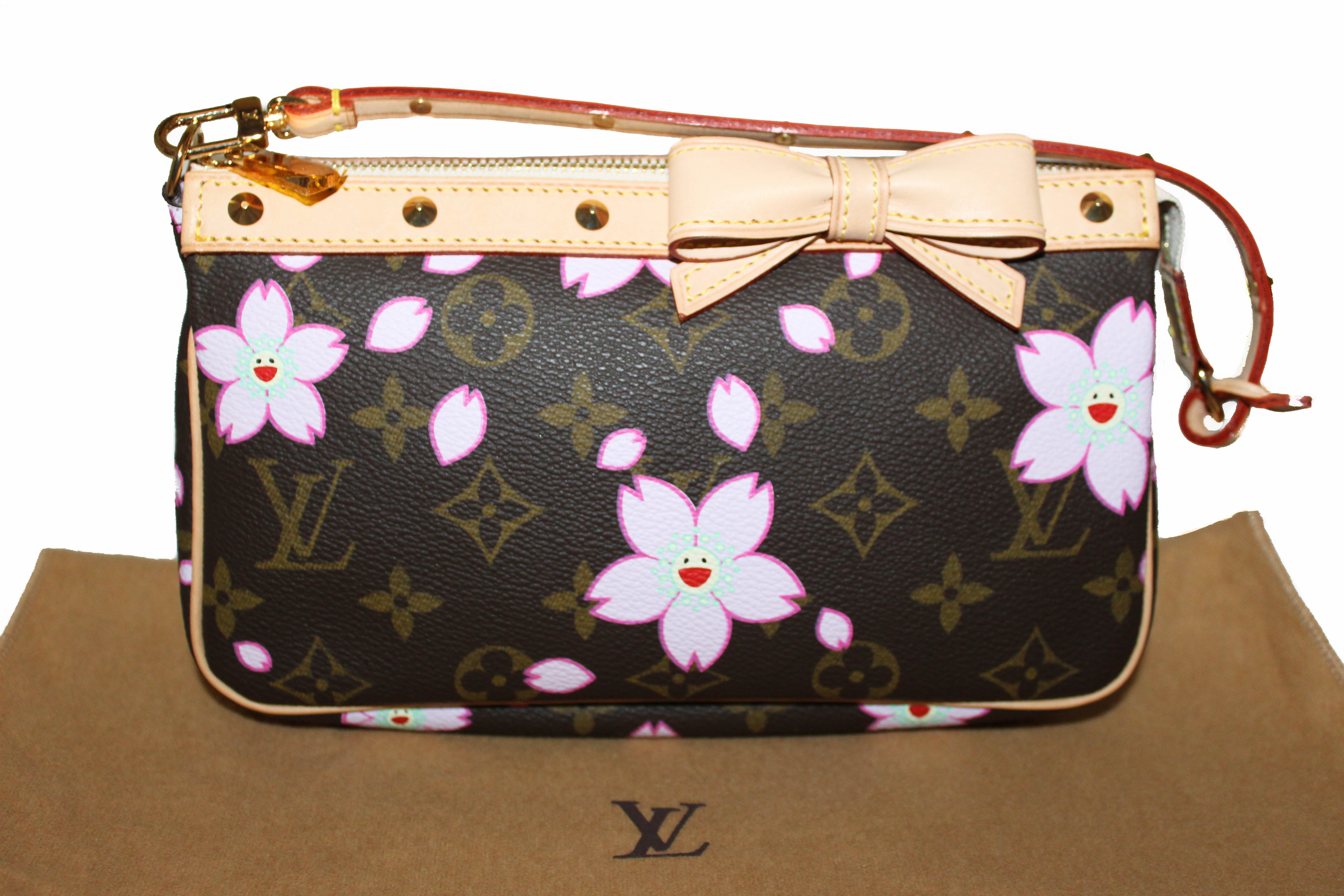 Louis Vuitton Cherry Blossom Key Pouch - Brown Wallets, Accessories -  LOU124725
