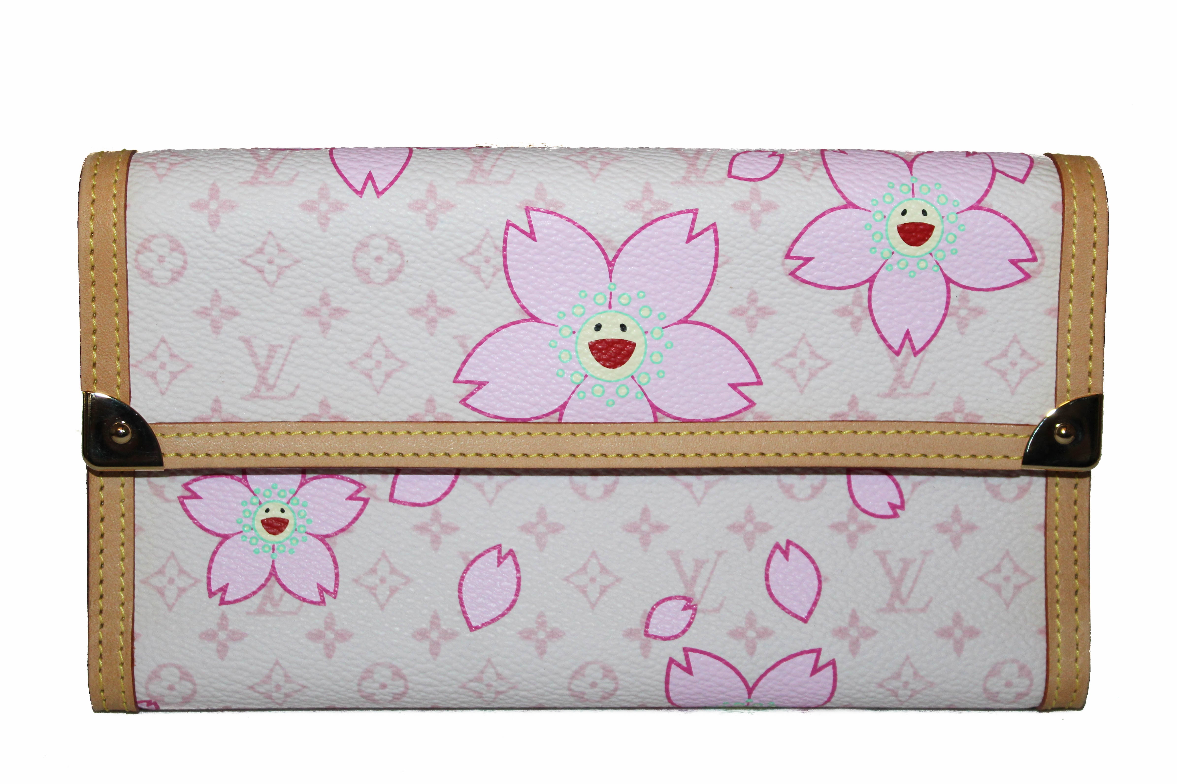monogram cherry blossom louis vuitton wallet