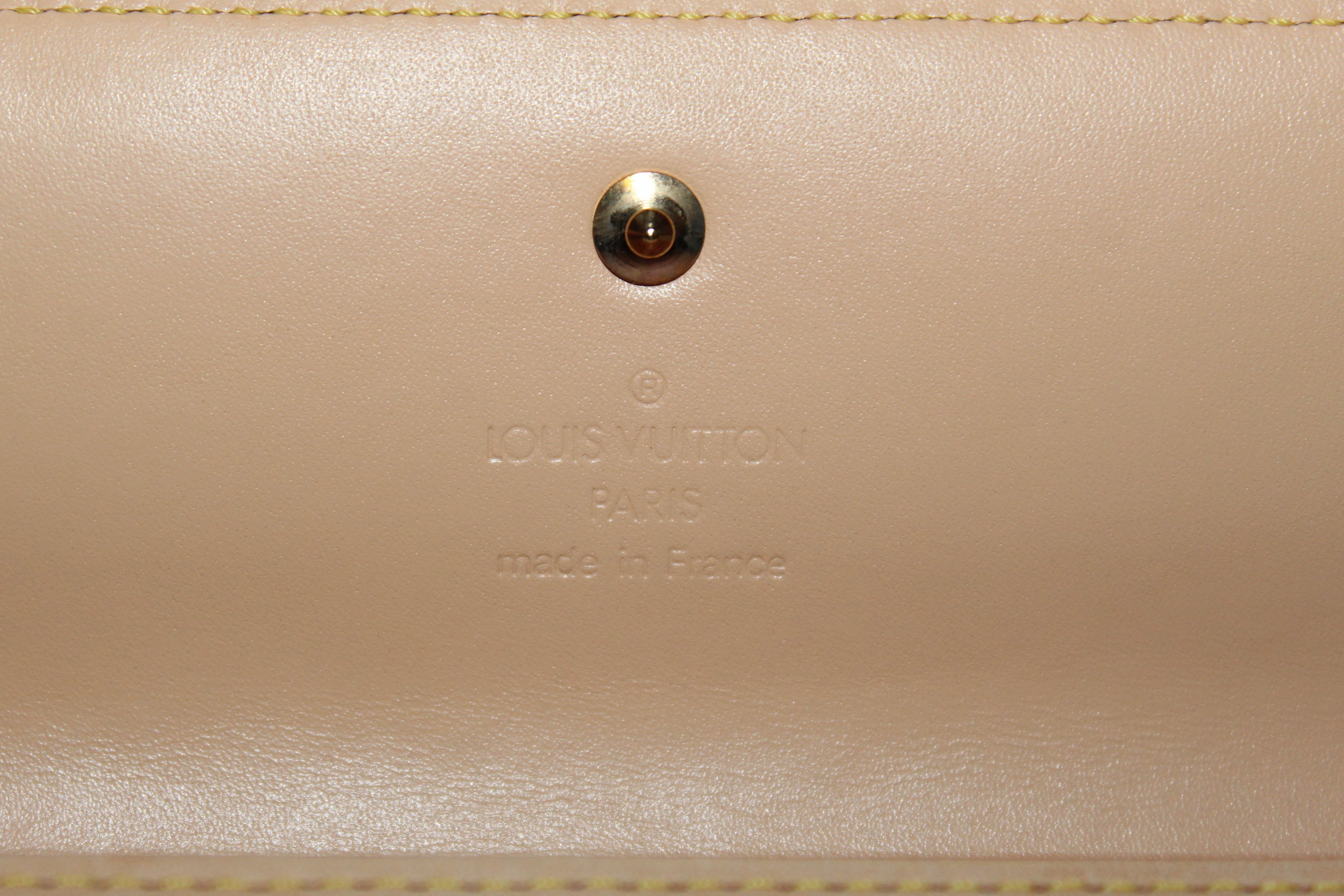 LOUIS VUITTON Tri-fold wallet M69813 pink Crystal rose Portefeiulle rock  min
