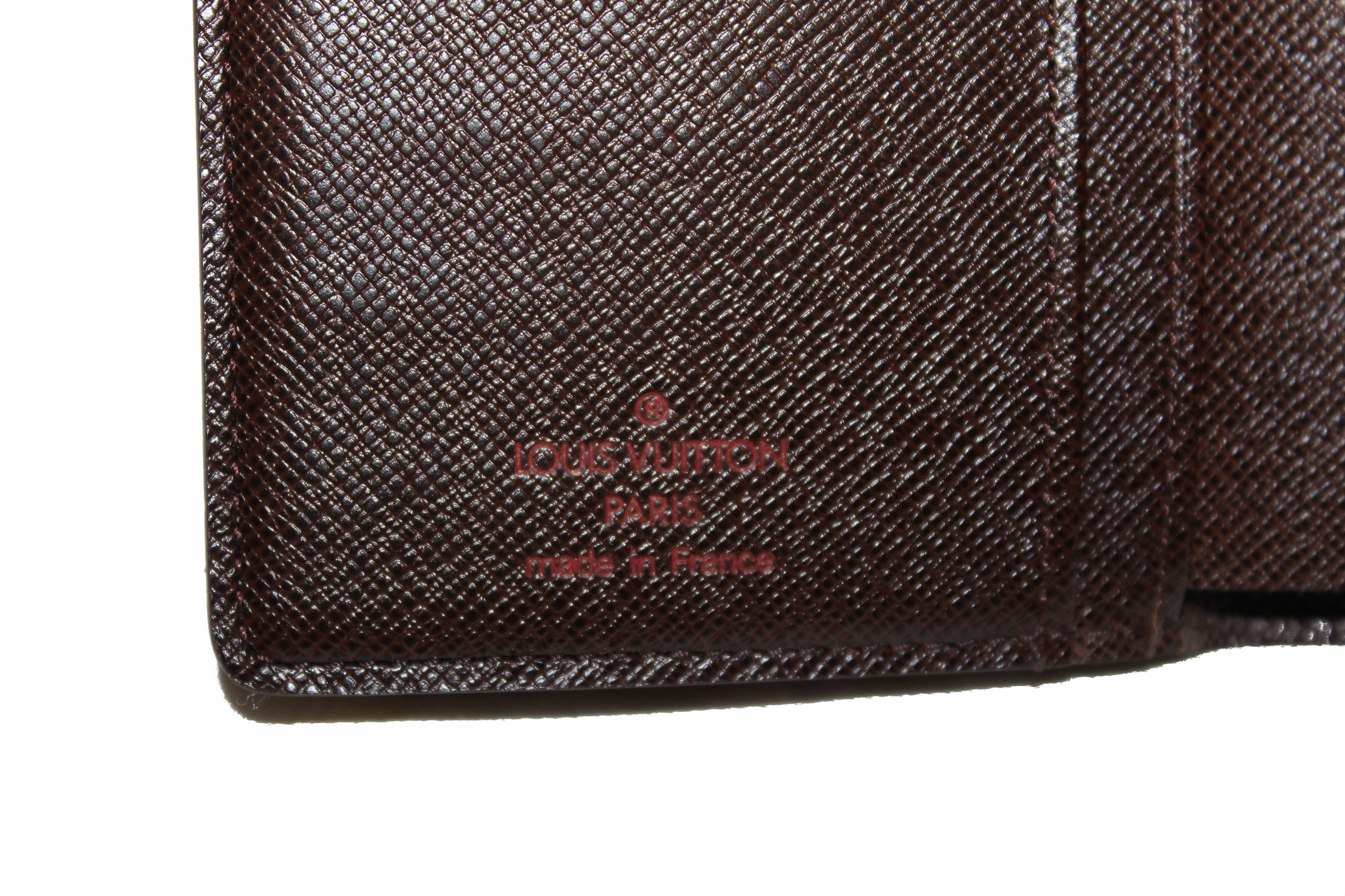 Authentic New Louis Vuitton Damier Ebene French Wallet