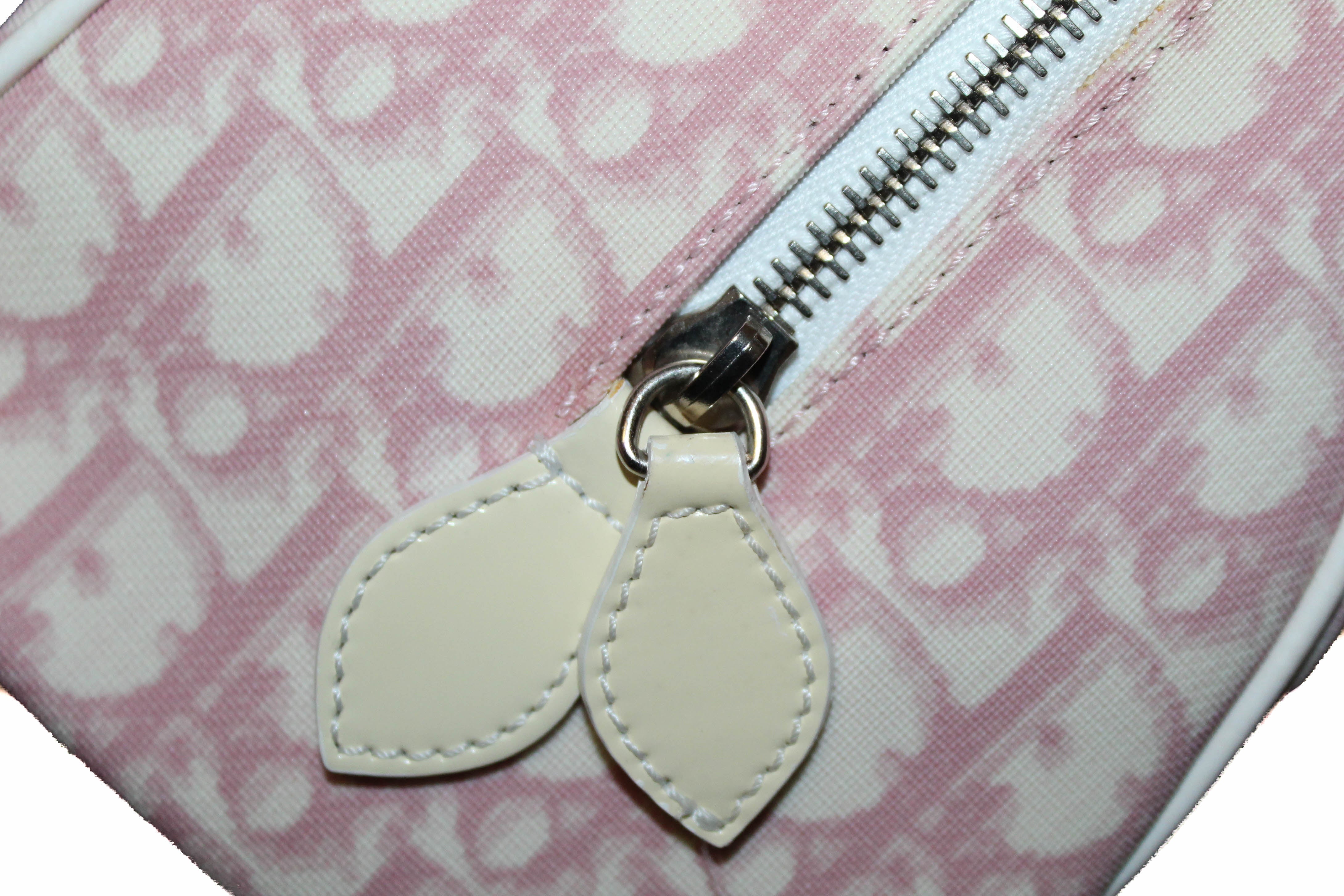 Authentic Christian Dior Pink Signature Oblique Trotter No. 1 Hand Bag