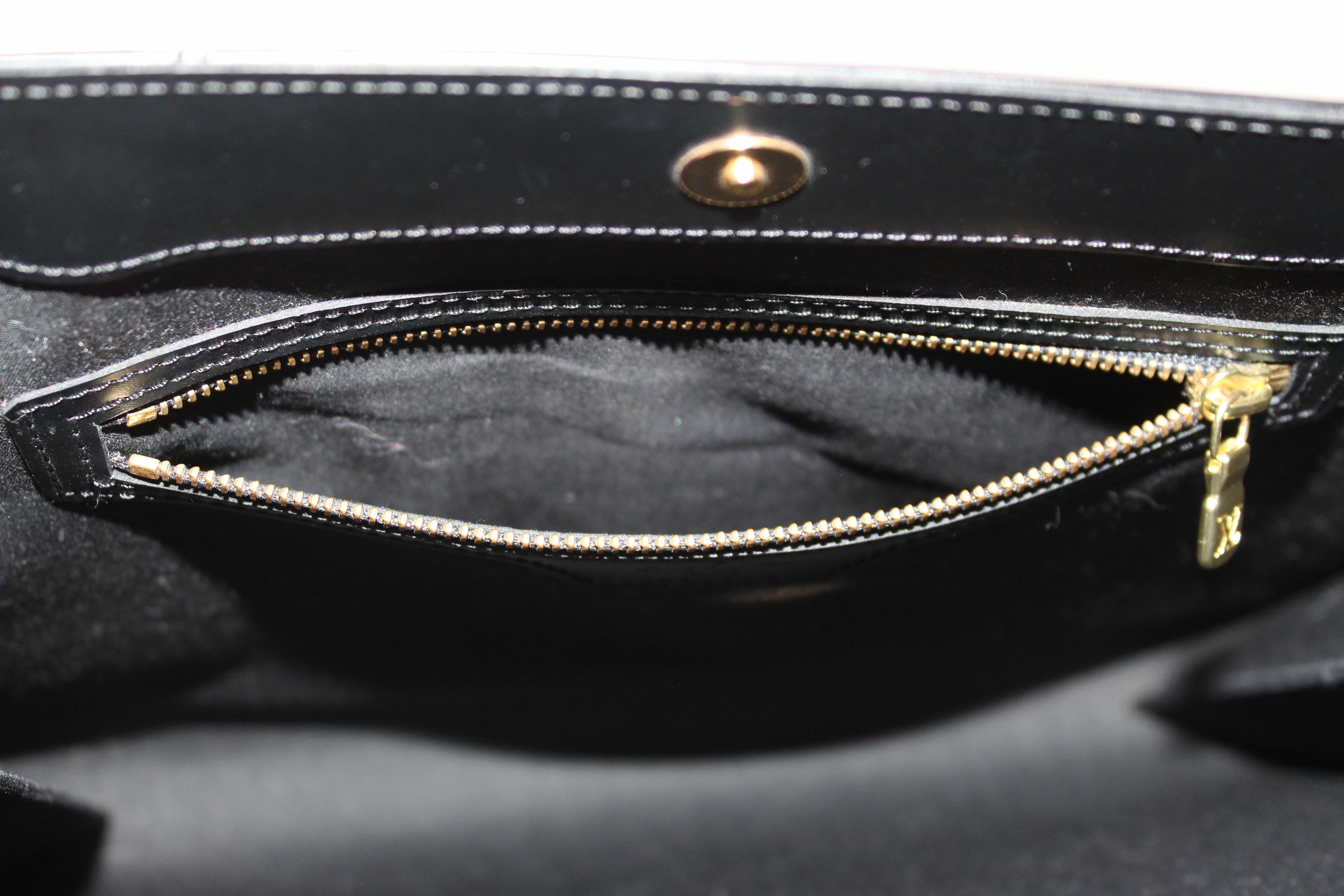 Authentic Louis Vuitton Black Epi Leather Tote Shoulder Bag