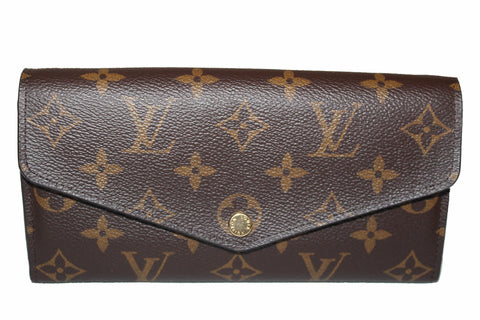 Authentic Louis Vuitton Classic Monogram Sarah Wallet