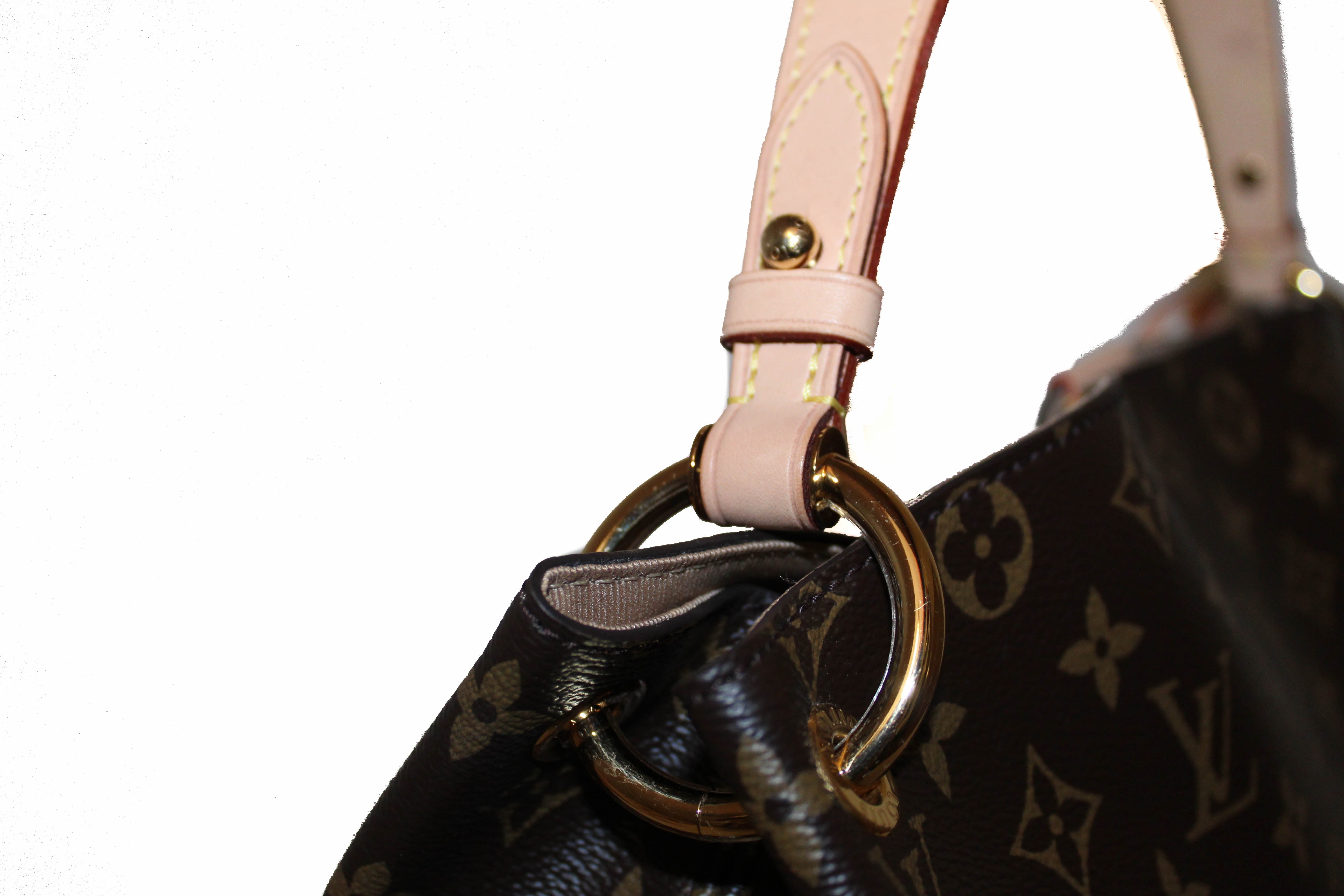Authentic Louis Vuitton Classic Monogram Canvas Graceful PM Hobo Shoulder Bag