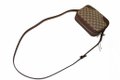 Authentic New Gucci Bree Disco Brown GG Canvas Fabric Crossbody Bag 449413