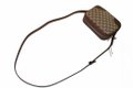 Authentic New Gucci Bree Disco Brown GG Canvas Fabric Crossbody Bag