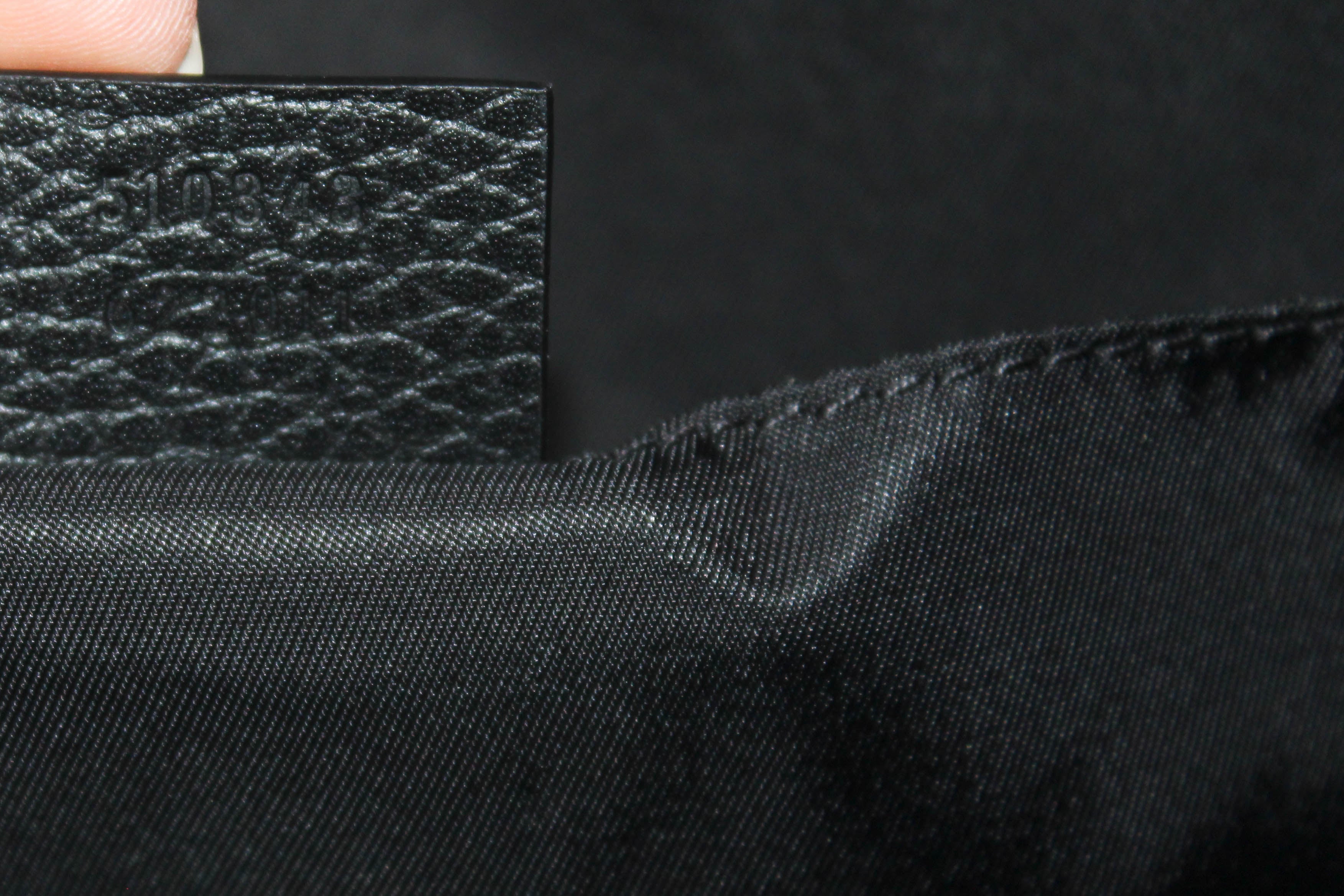 Authentic New Gucci Black Classic GG Monogram Nylon Backpack 510343