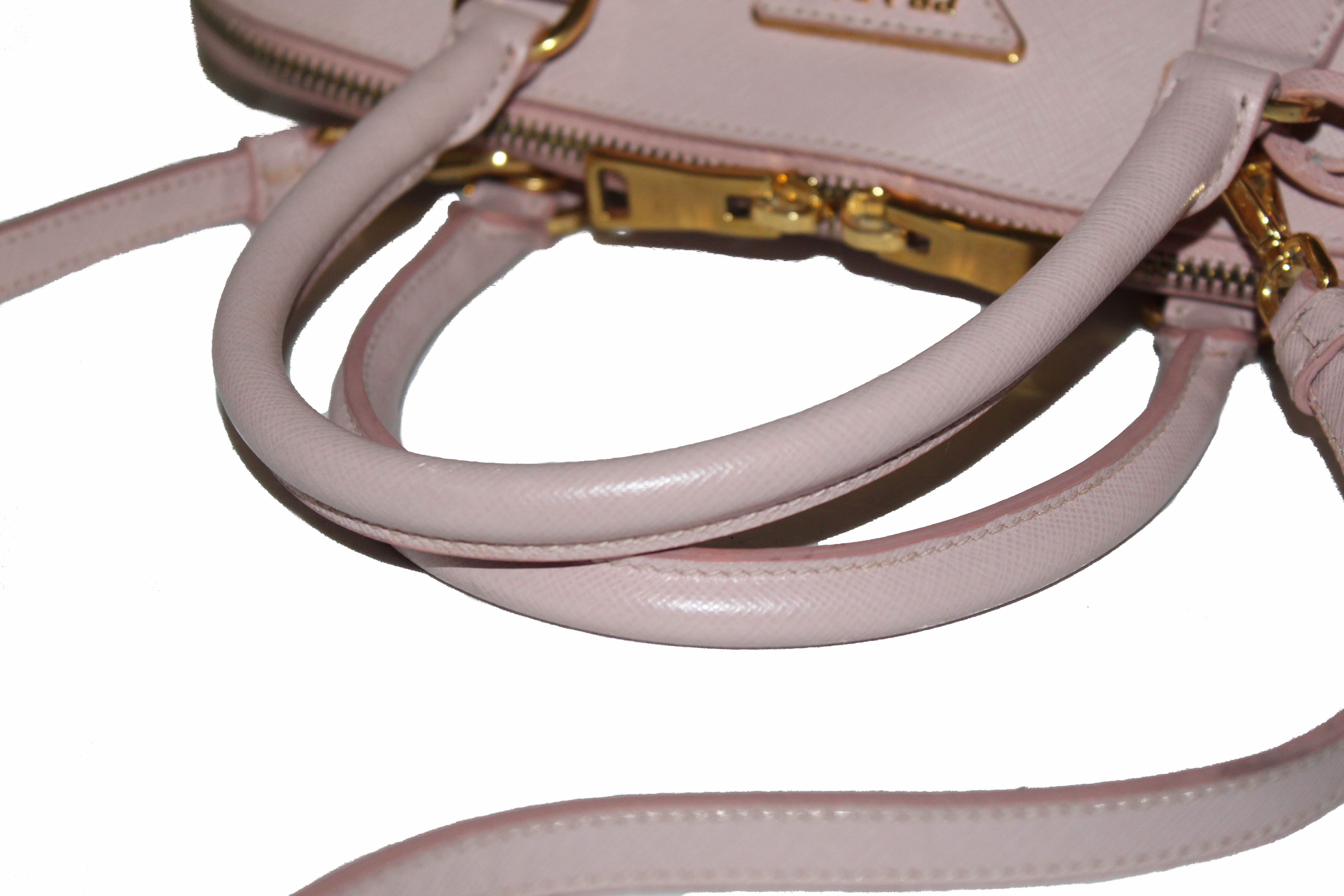 Prada Galleria Saffiano ORCHIDEA (Dusty Pink) Large Leather Double Zip Tote