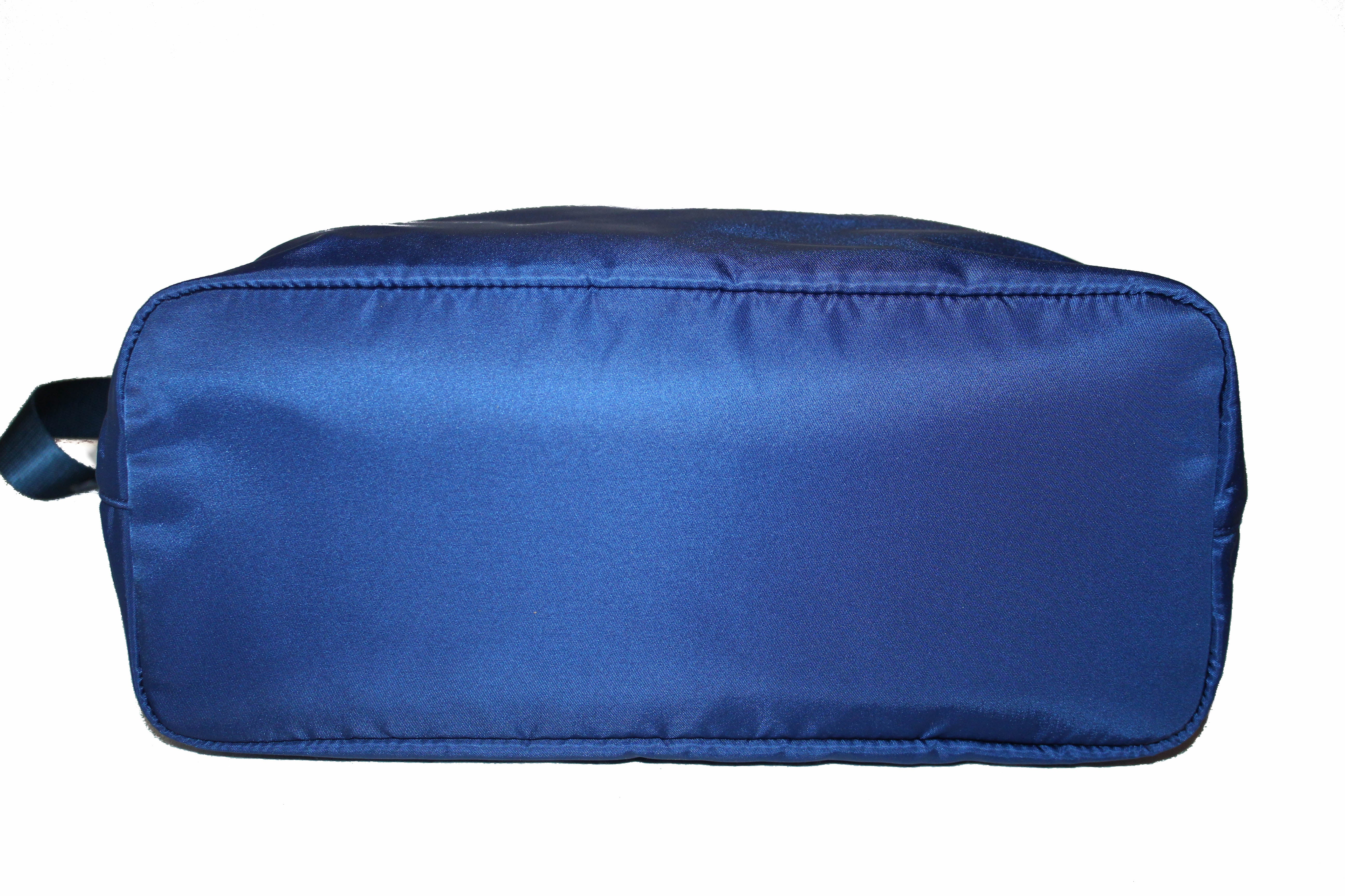 Prada - Navy Blue Tessuto Messenger Bag