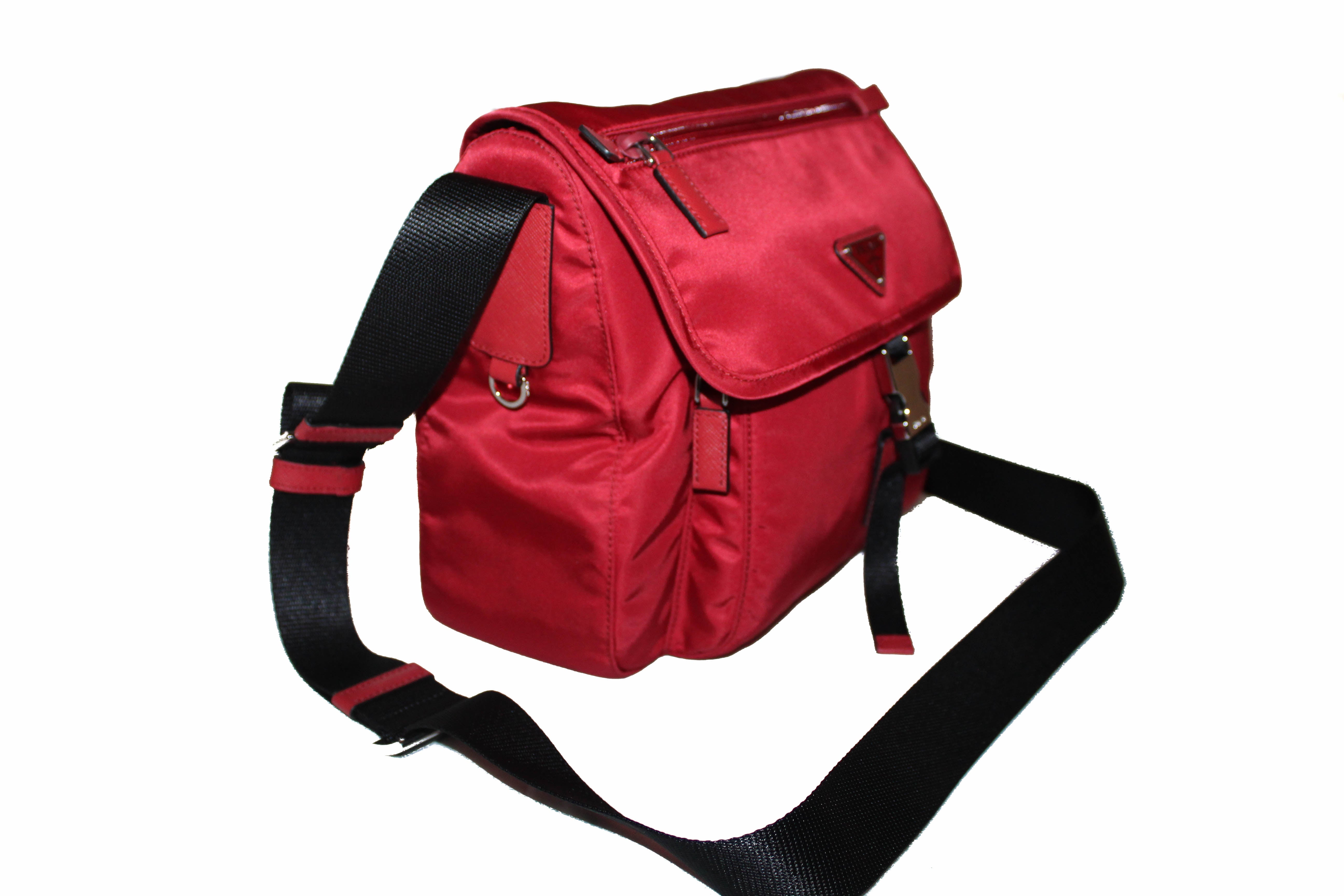 Red prada messenger bag Clearance