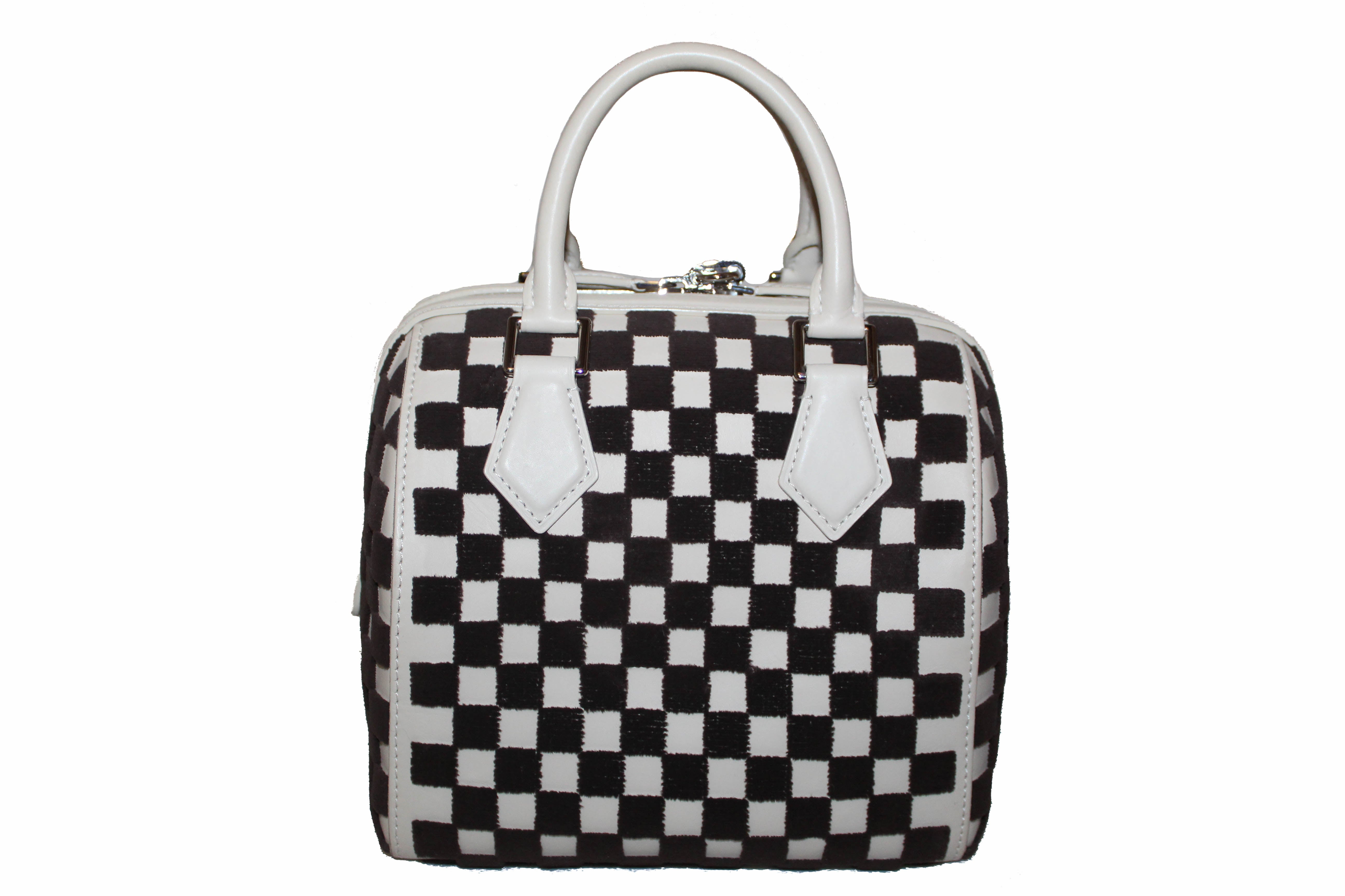 Louis Vuitton Limited Edition Gris Creme Damier Cubic Speedy Cube