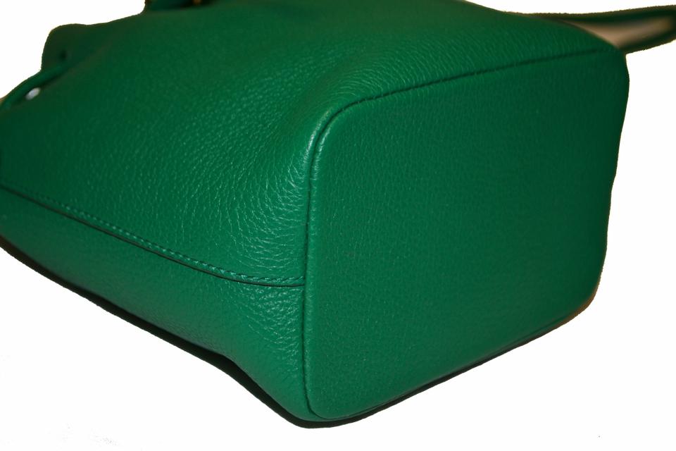 Authentic Dolce&Gabbana Green Claudia Small Bucket Crossbody Bag