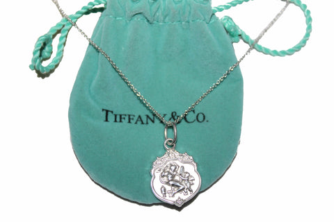 Authentic Tiffany & Co. Sterling Silver Olympian 'Beauty' Charm Necklace