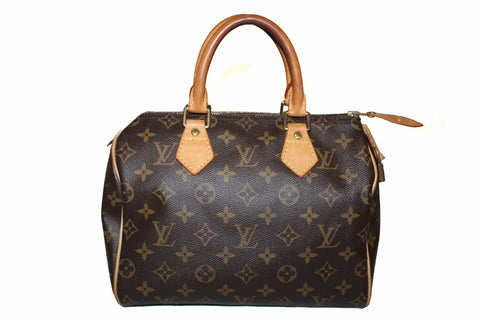 Authentic Louis Vuitton Classic Monogram Speedy 25 Handbag