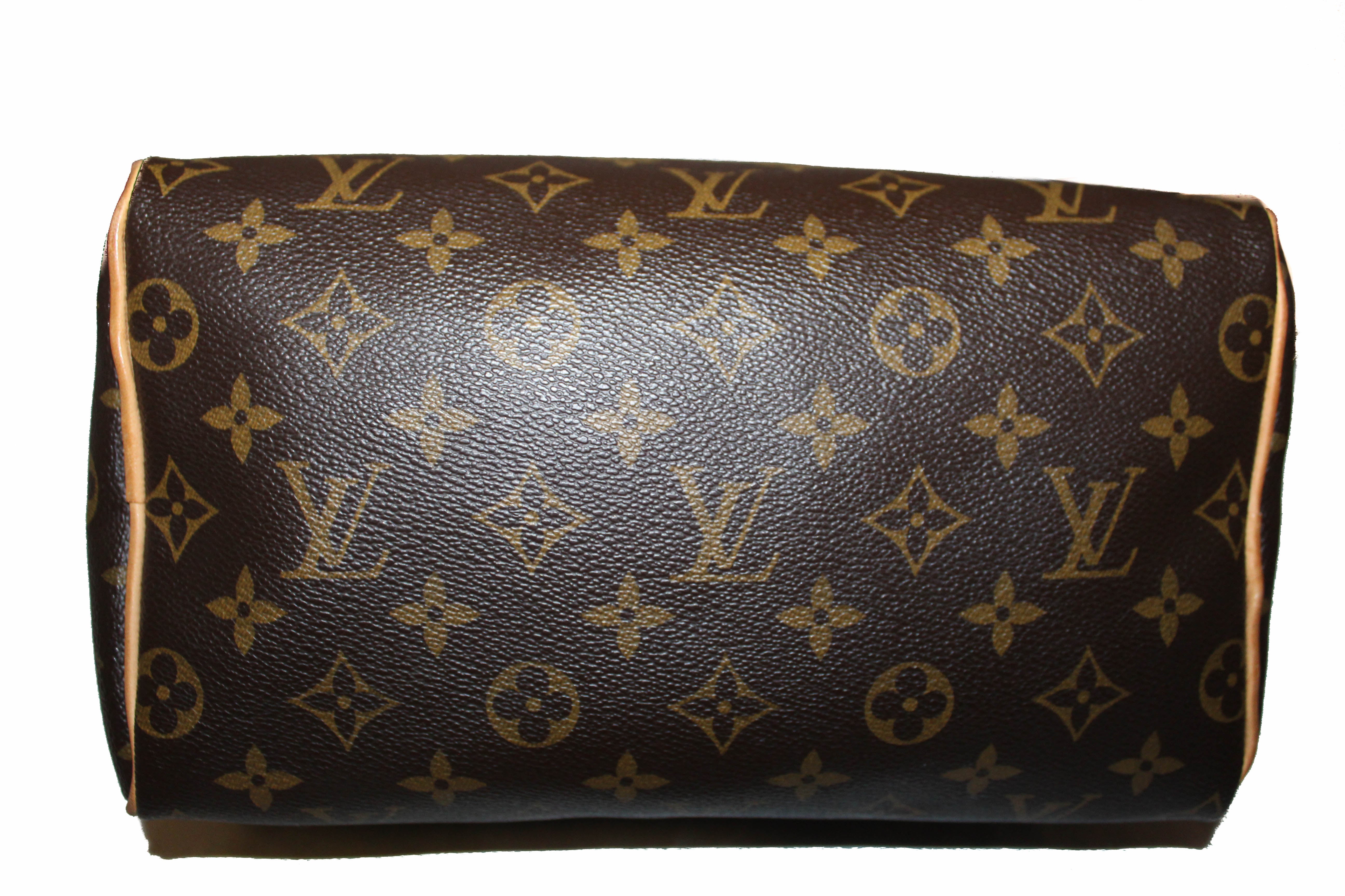 Authentic Louis Vuitton Classic Monogram Speedy 25 Handbag