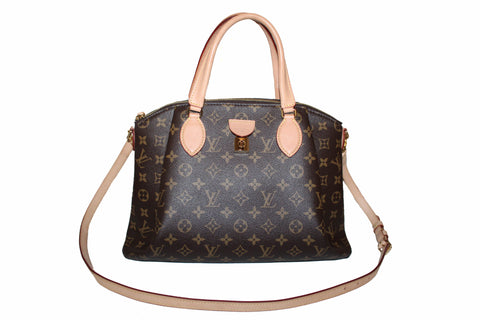 Authentic Louis Vuitton Classic Monogram Rivoli MM Hand/Shoulder/Crossbody Bag