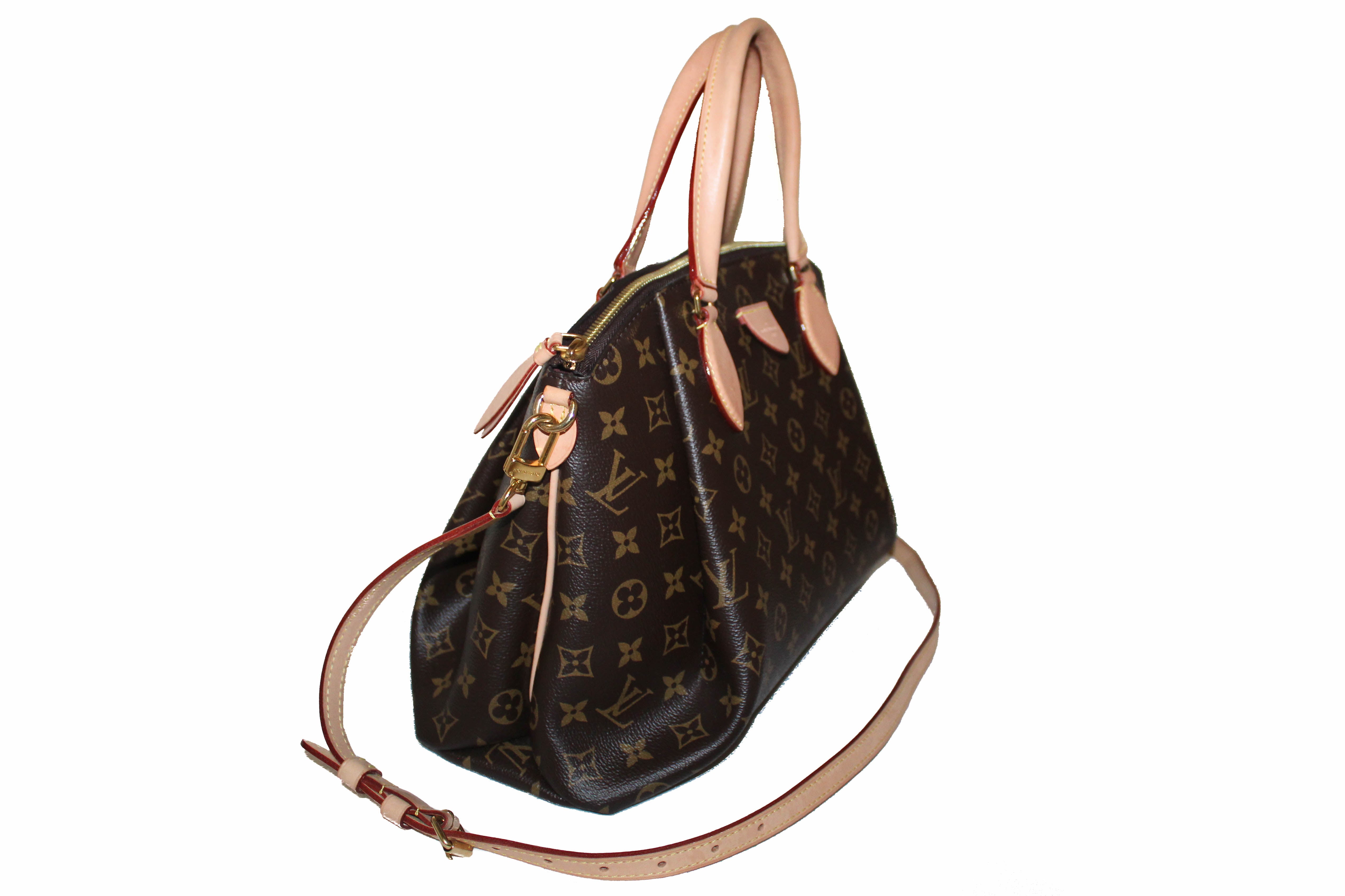 Authentic Louis Vuitton Classic Monogram Rivoli MM Hand/Shoulder/Crossbody Bag