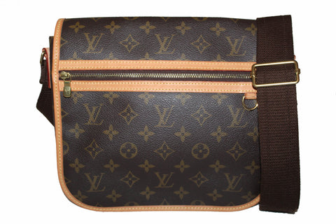 Authentic Louis Vuitton Classic Monogram Bosphore Messenger Bag