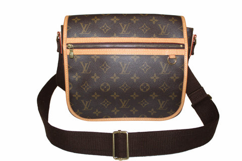 Authentic Louis Vuitton Classic Monogram Bosphore Messenger Bag