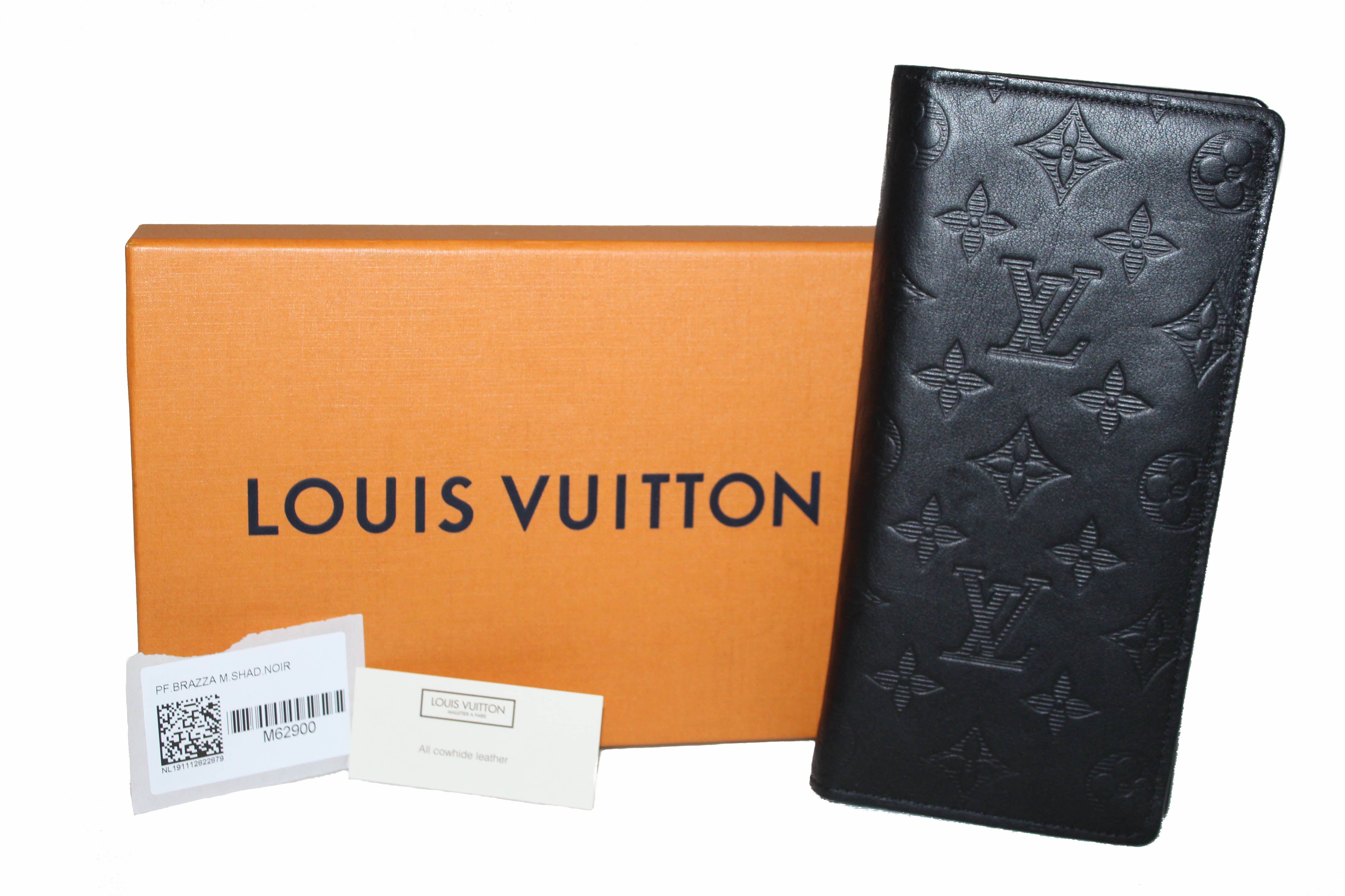Authentic Louis Vuitton Black Monogram Shadow Calf Leather Wallet – Paris  Station Shop